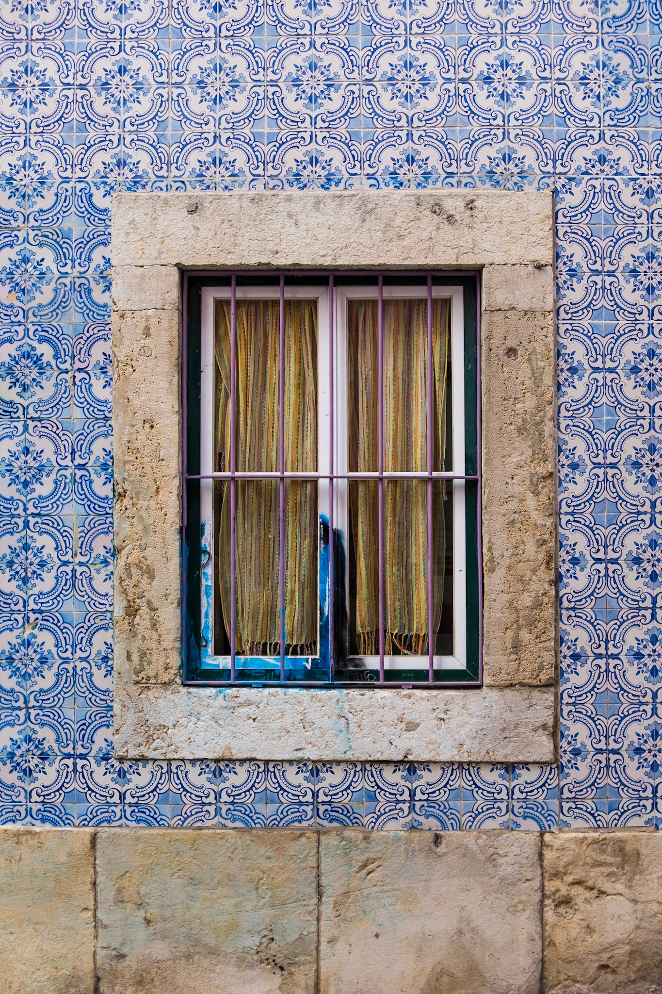 Window and Tiled Wall