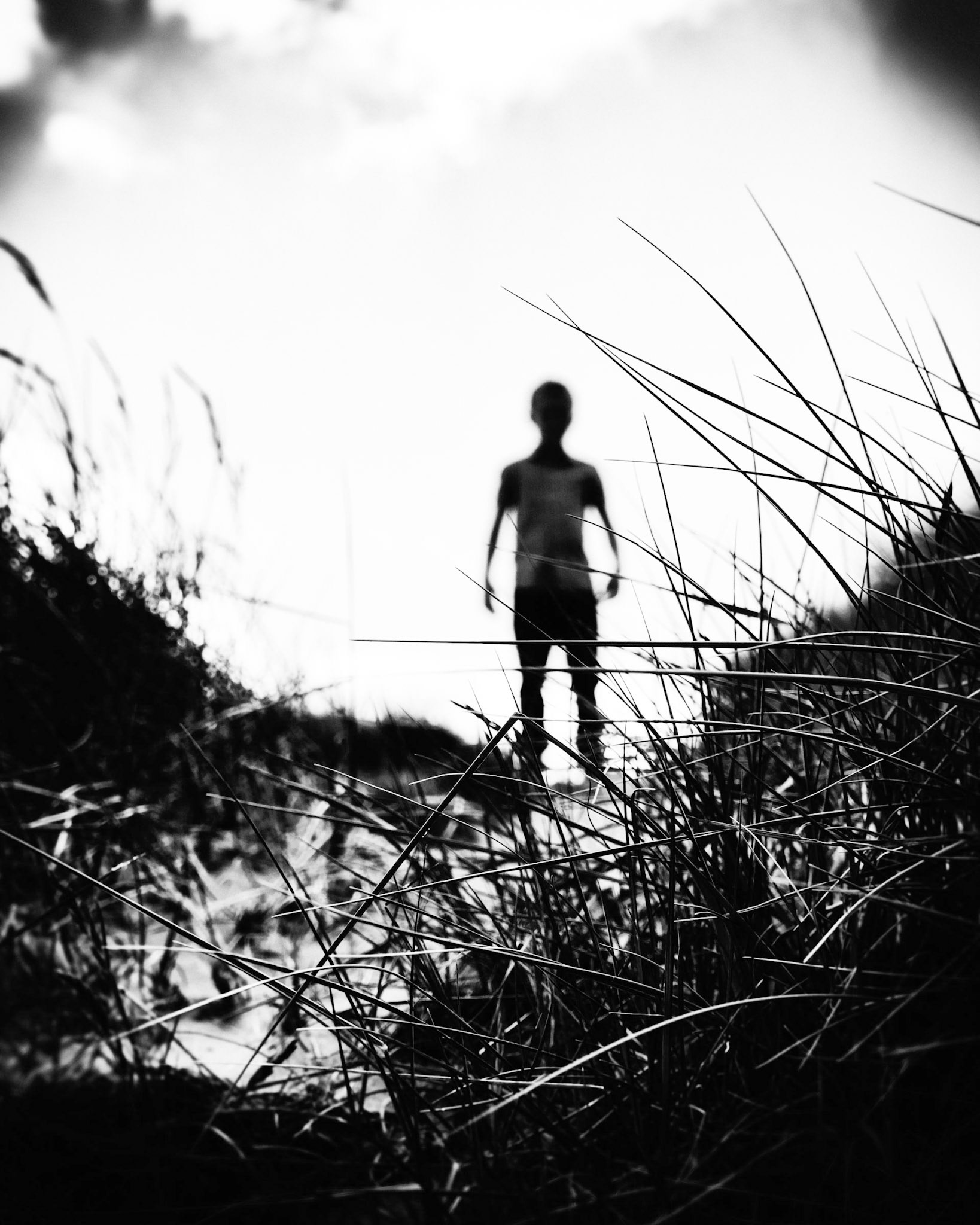 Paul Bucknall  Lone Figure B&W collection open shp