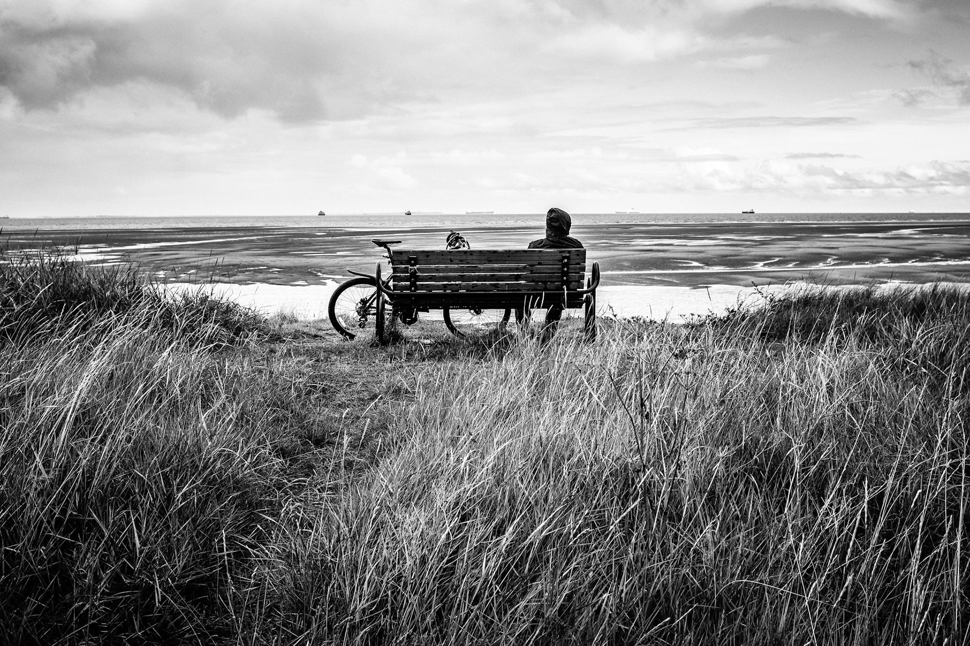 Overlooking the humber estuary Cleethorpes
