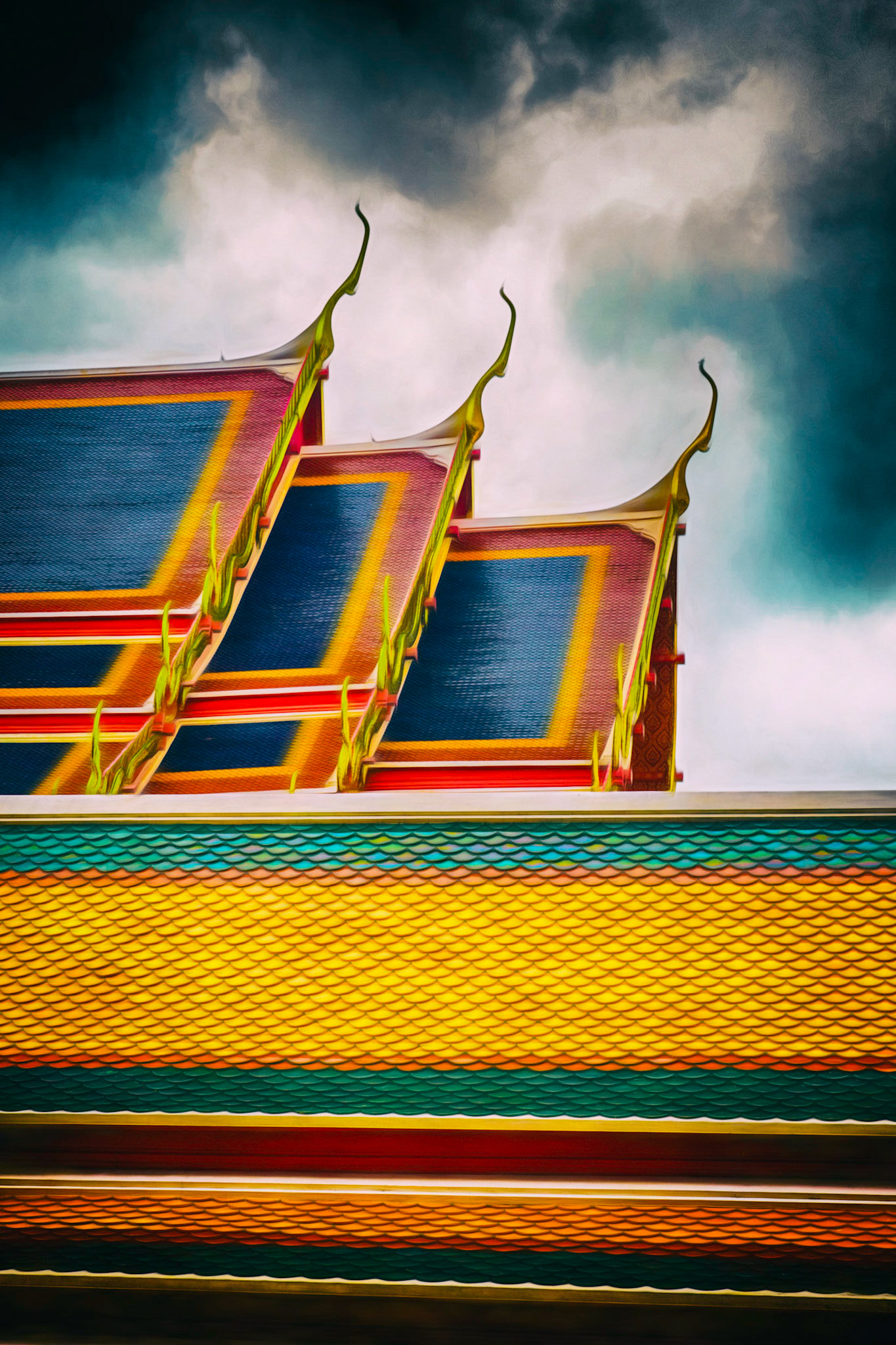 Rooftops of Wat Pho
