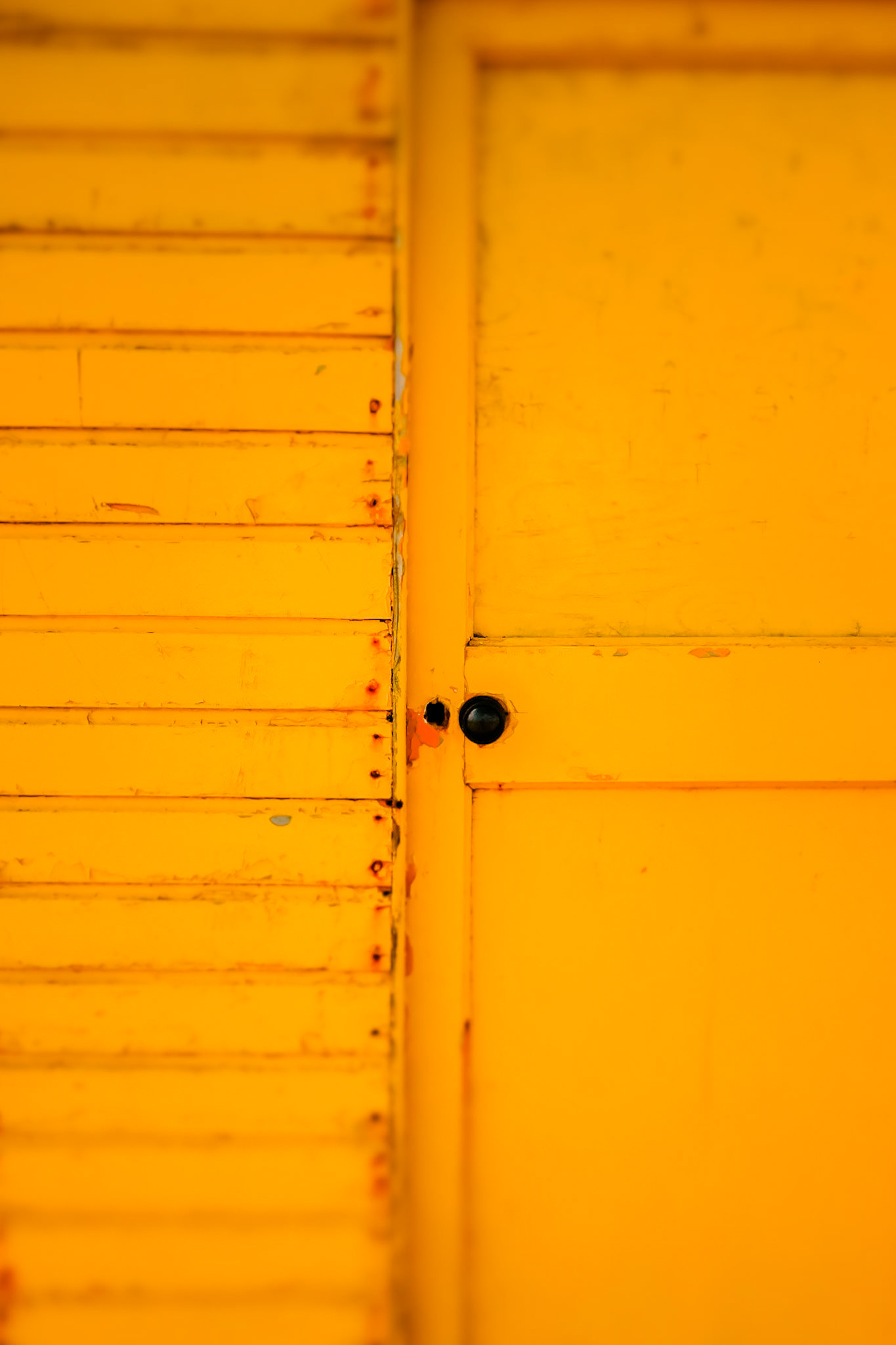 Behind the Yellow Door
