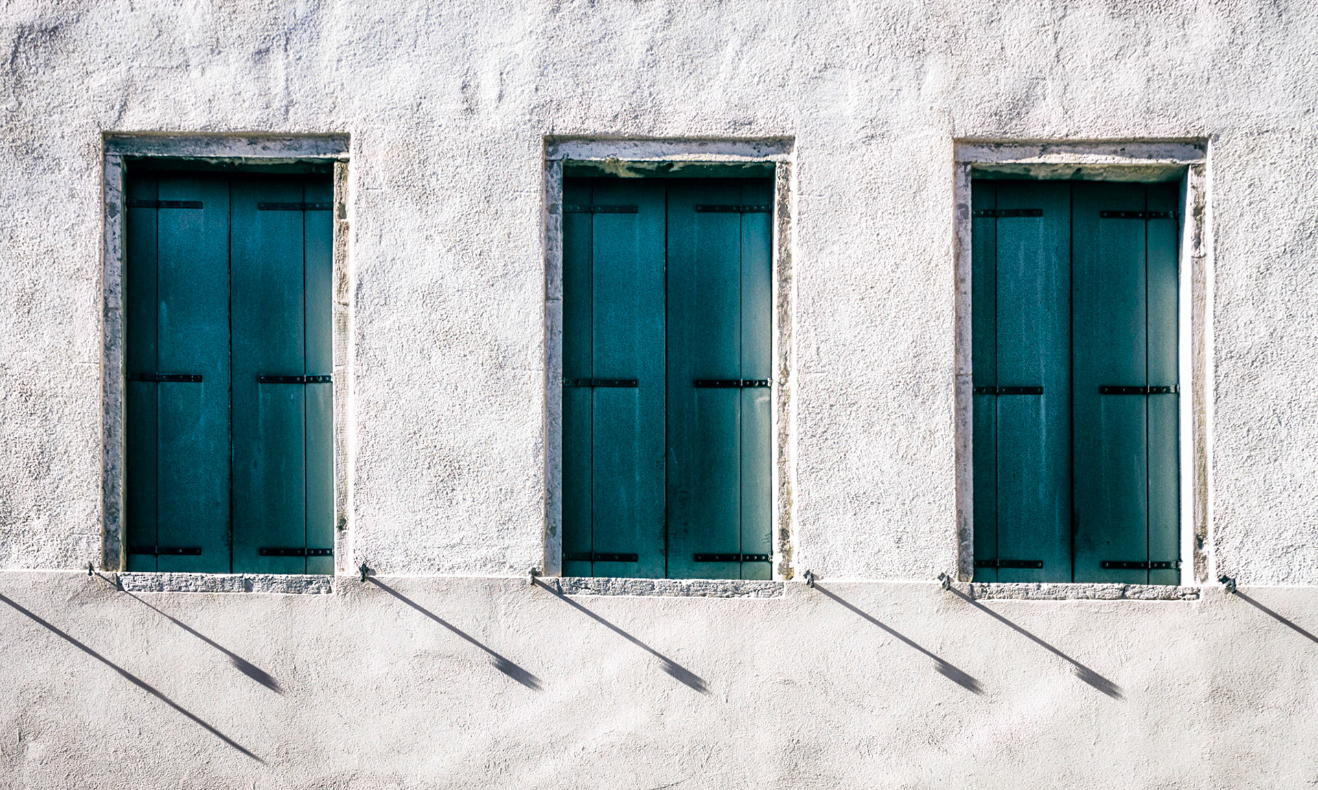 Three Shuttered Windows