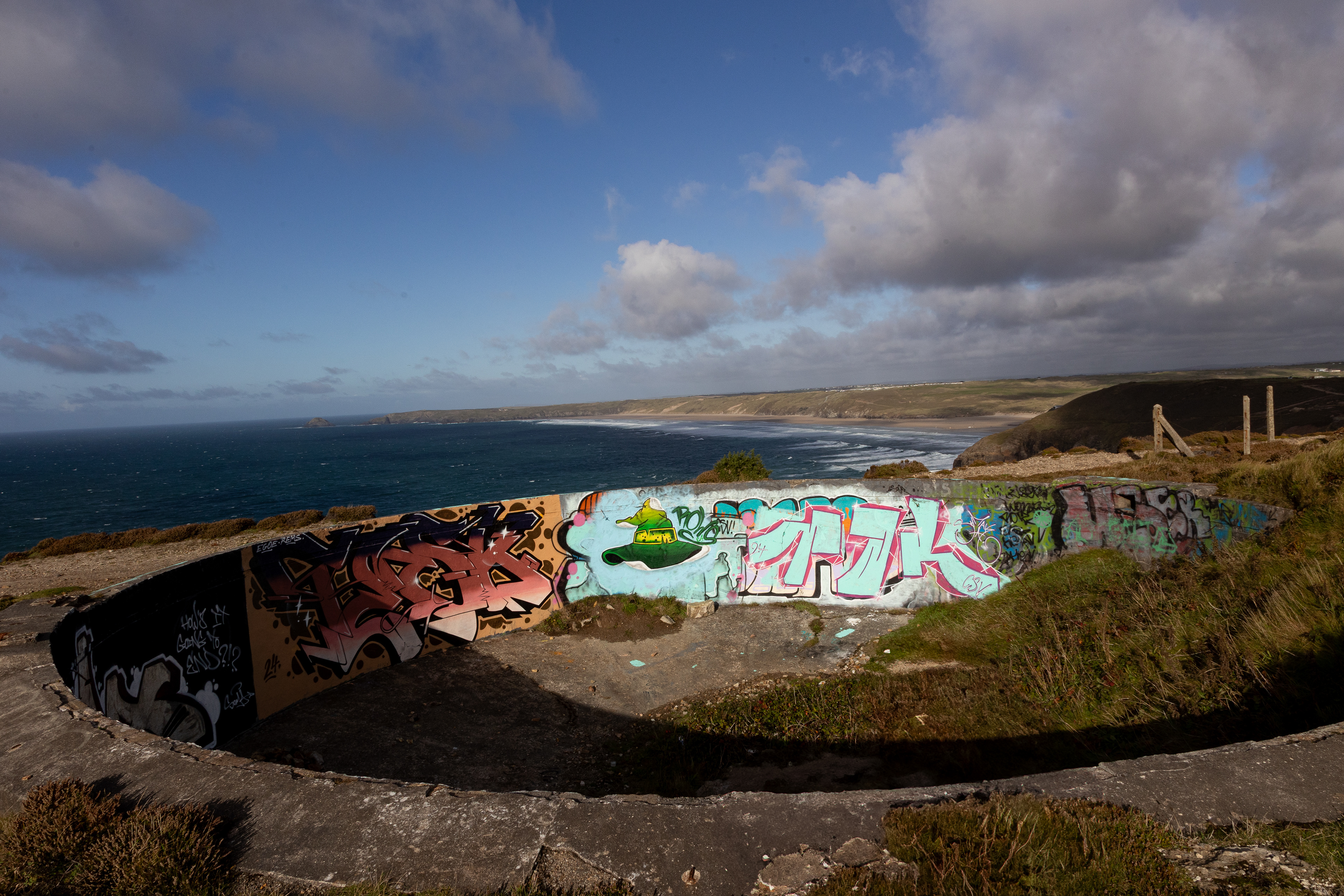 SW coastal path between ST Agnes and Perranporth, Cornwall.