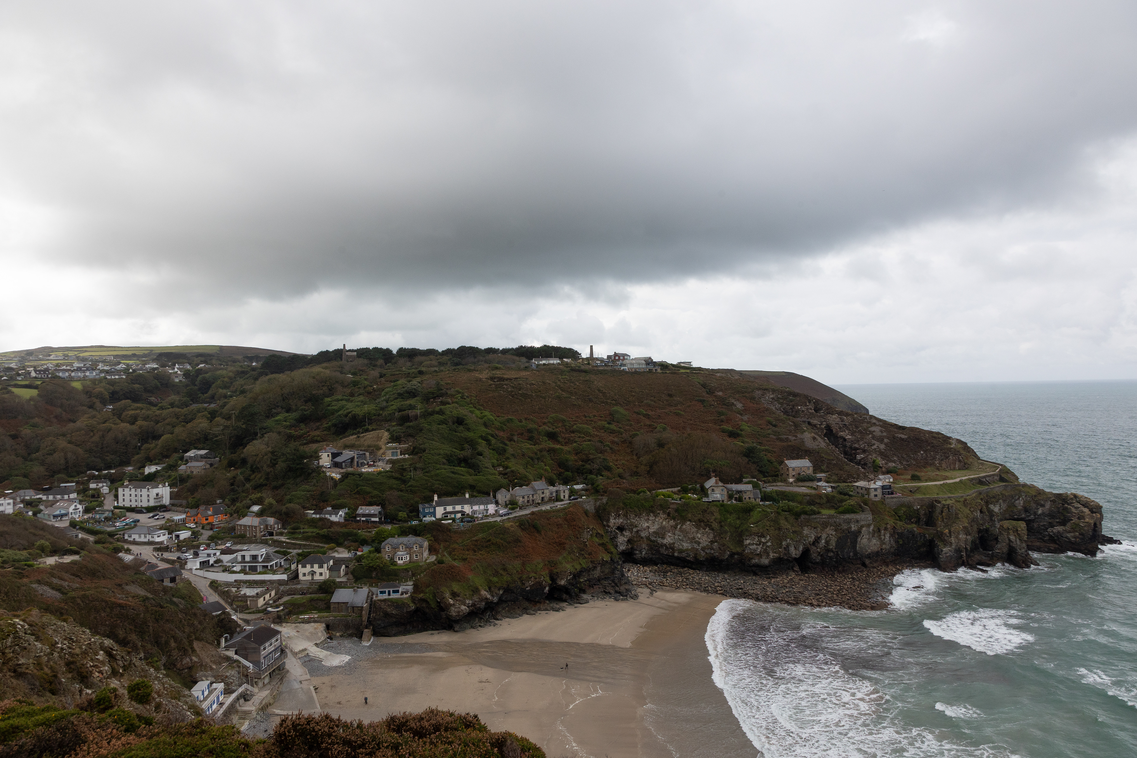 ST Agnes from above.
