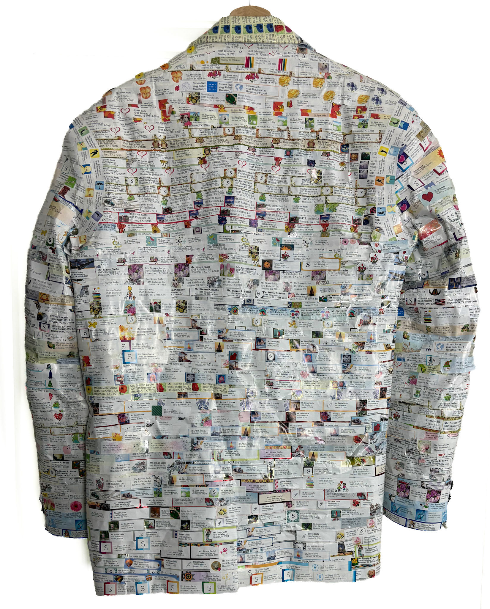 MAILING LABEL JACKET - FROM THE BACK