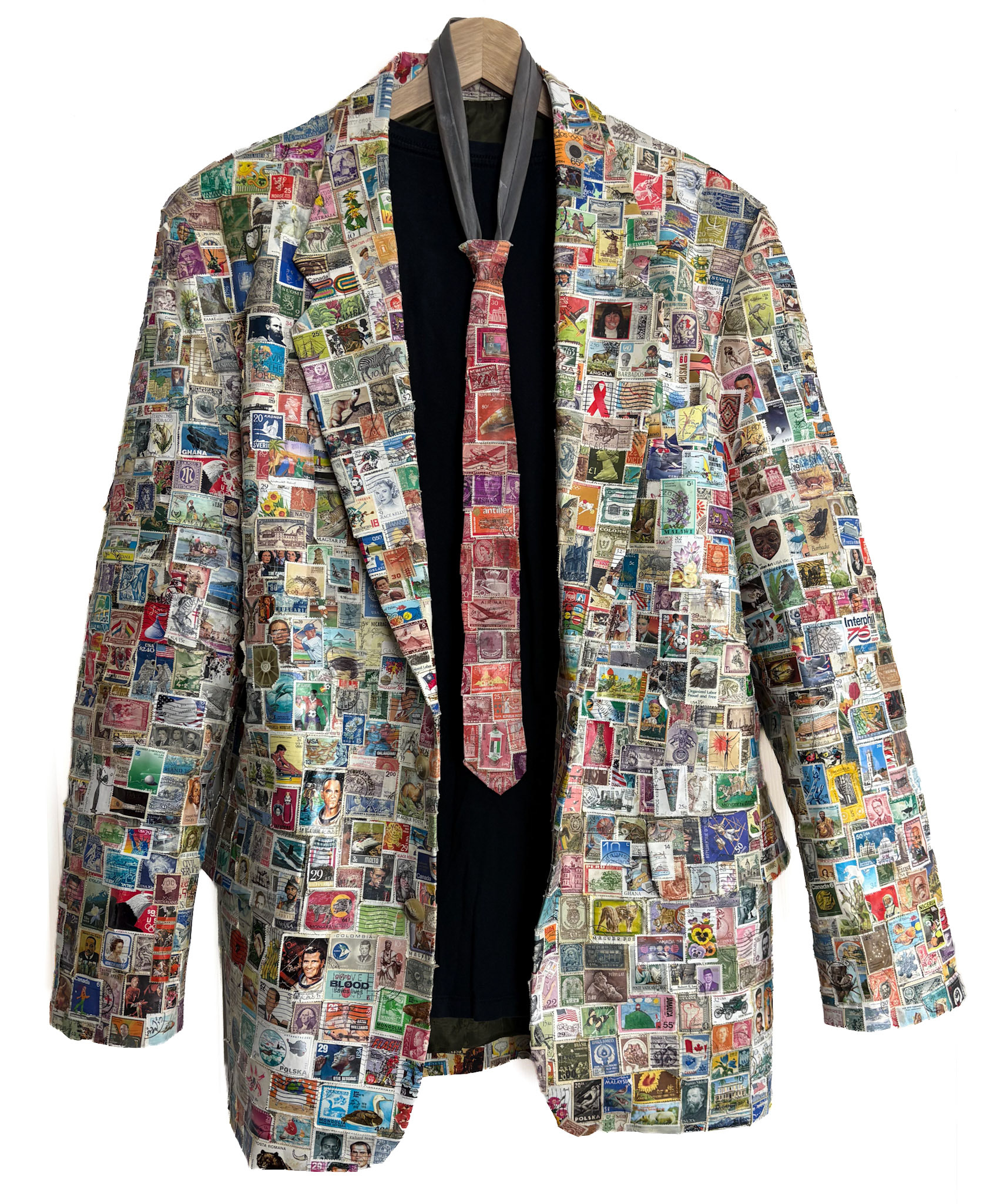 STAMP JACKET AND TIE