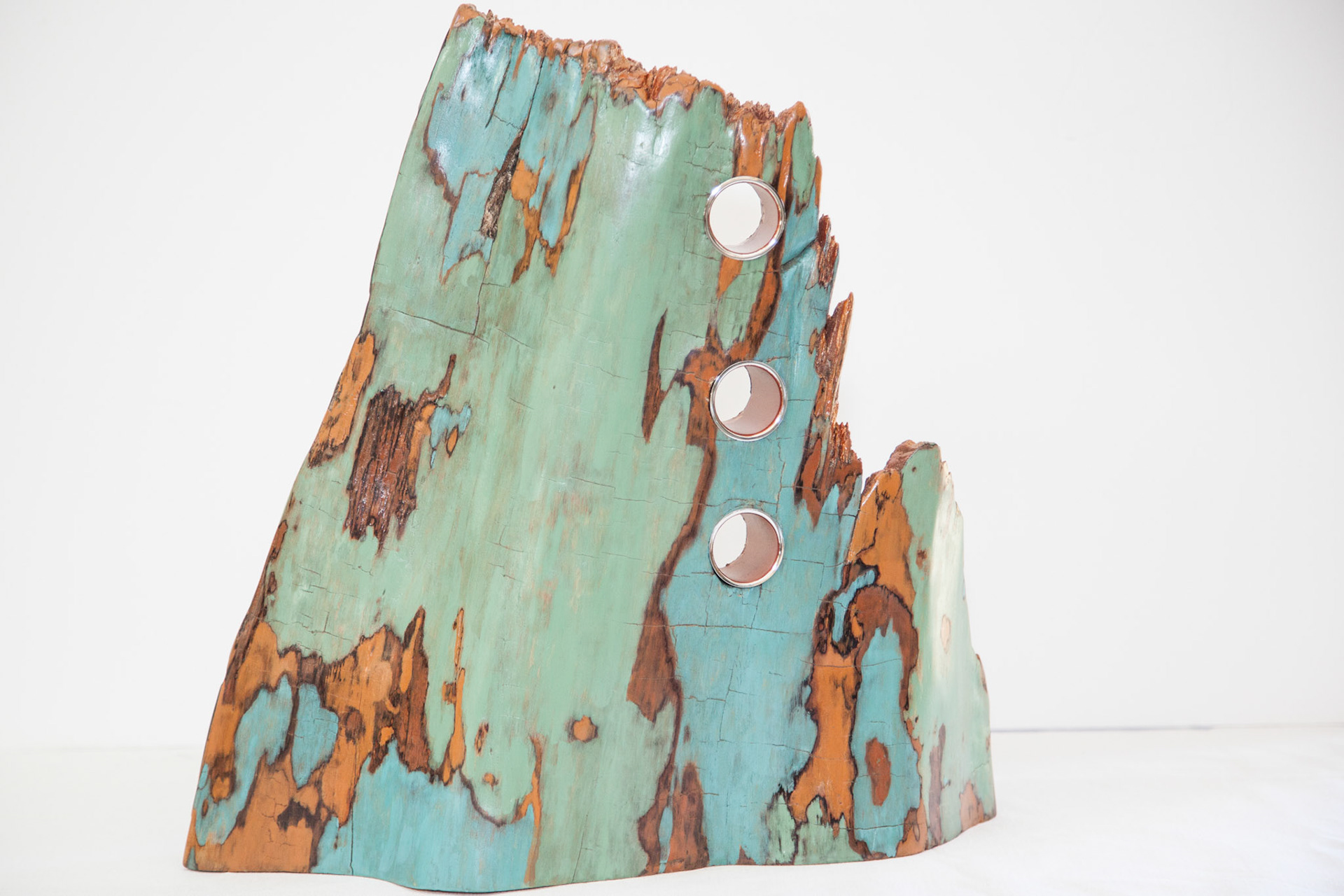 STUMP WITH THREE HOLES (FRONT)