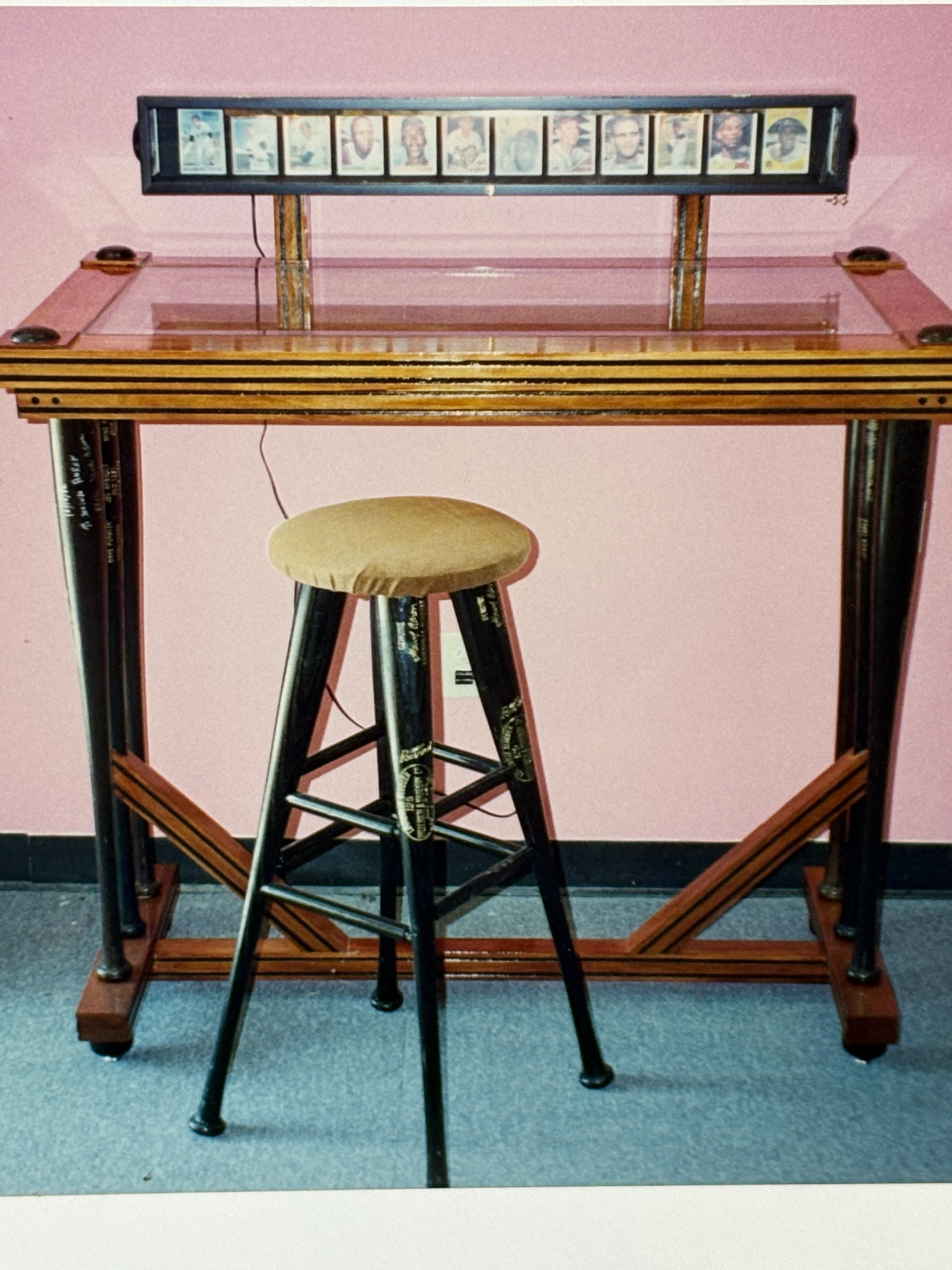 DESK AND STOOL FOR HANK AARON