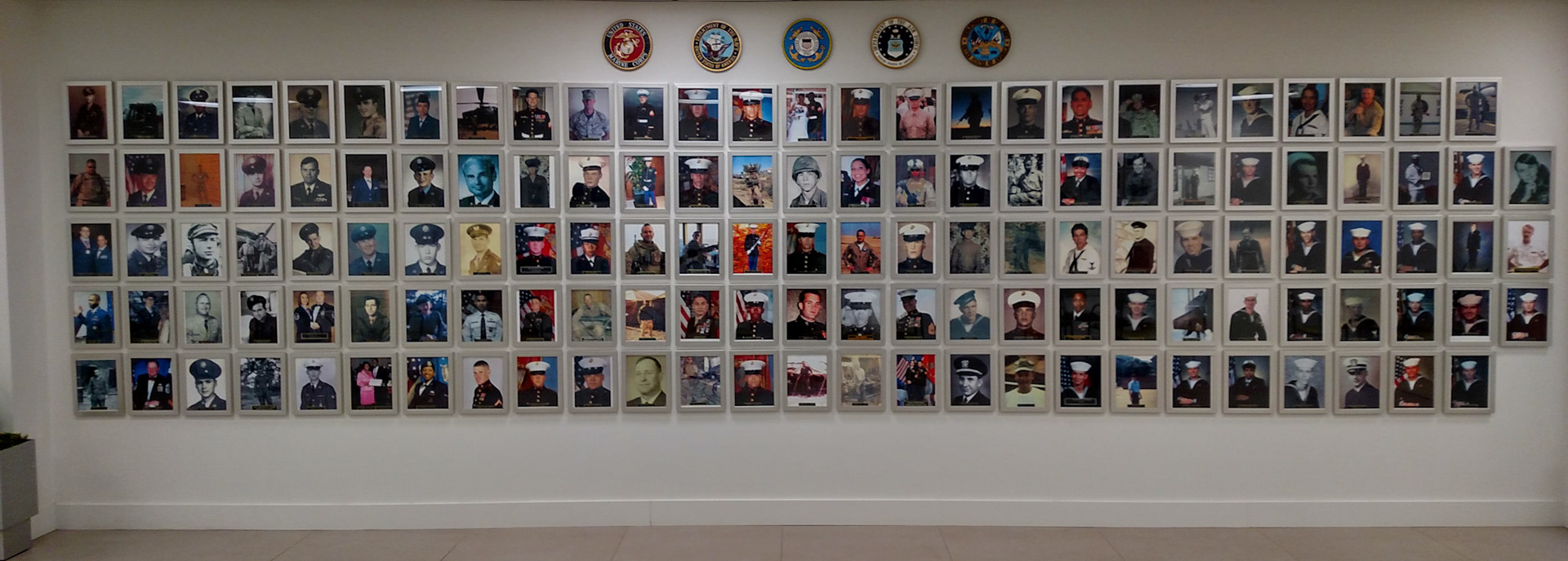 VETERAN'S PHOTOSGRAPHS - WALL TWO