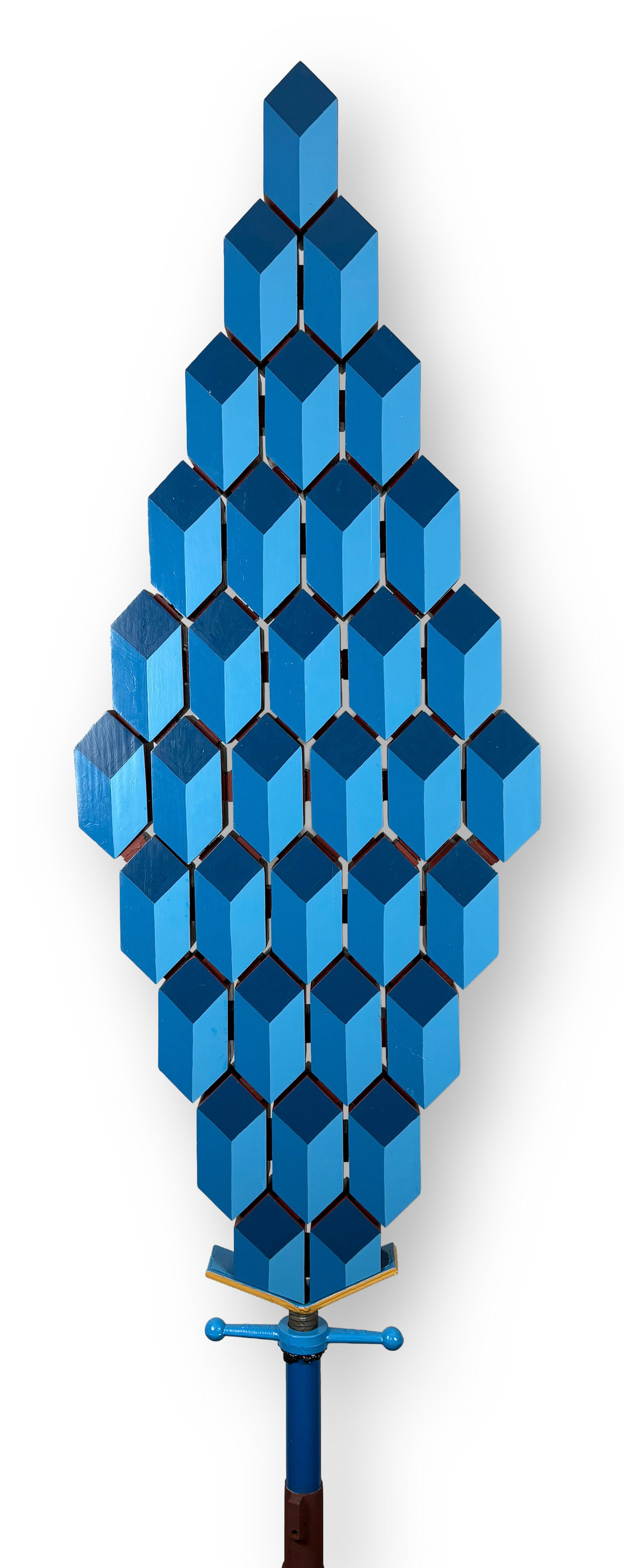 ROOFTOP SWIMMING POOLS (REVERSE SIDE - BLUE GEOMETRIC)
