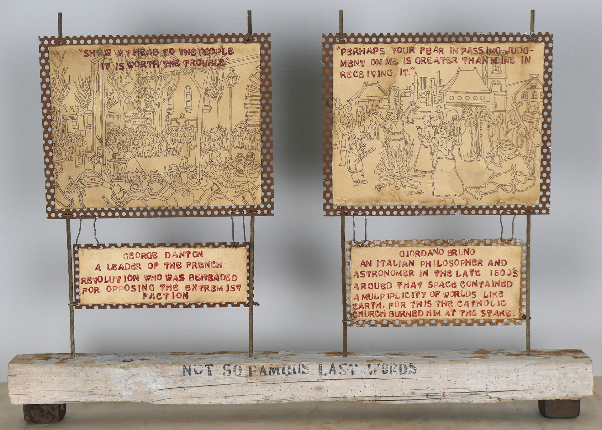 NOT SO FAMOUS LAST WORDS