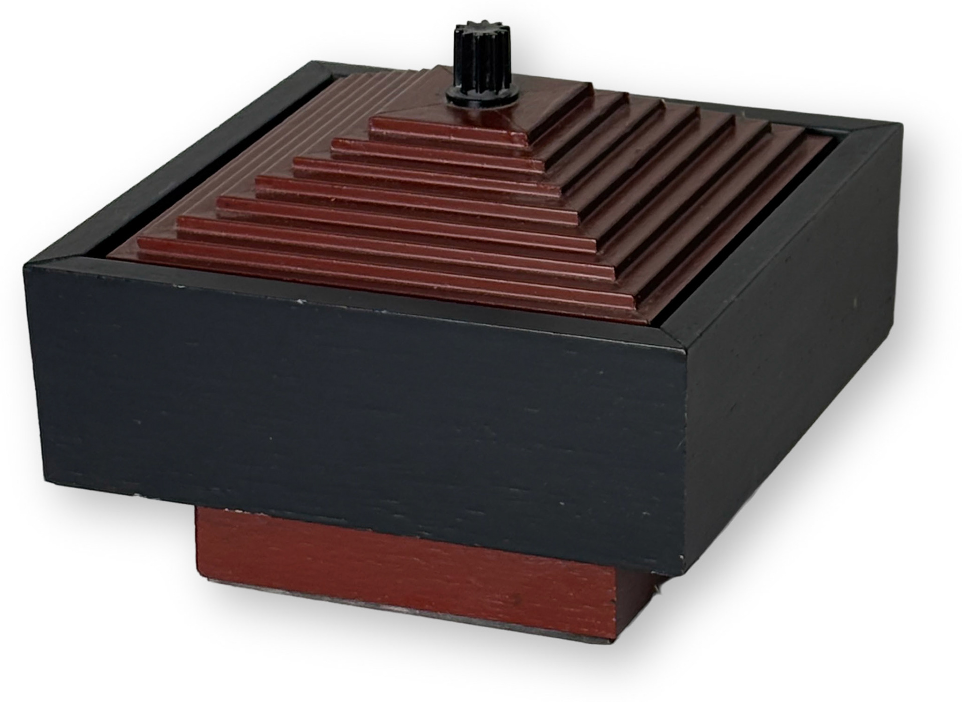 BLACK AND BROWN STEP BOX