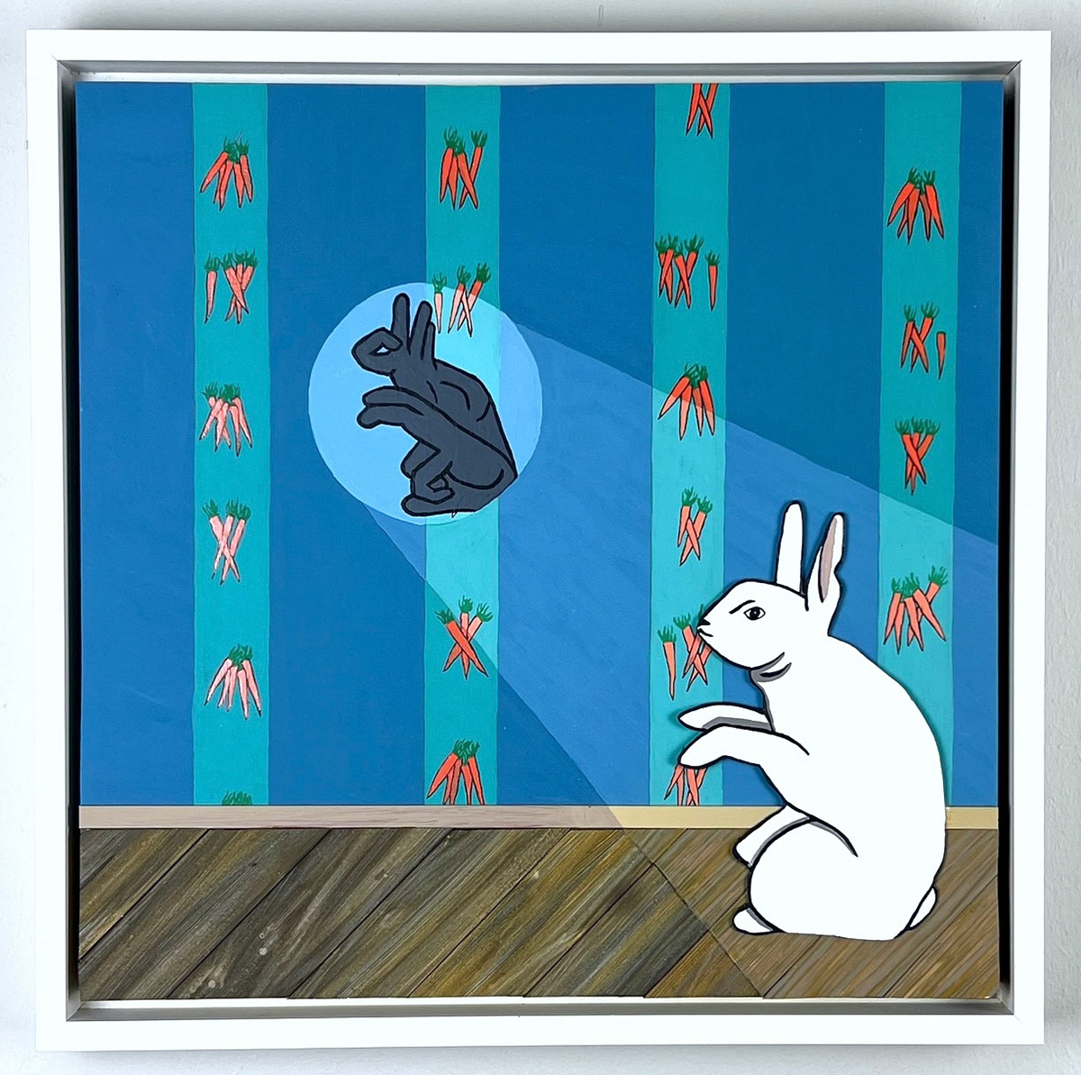 RABBIT MAKES FINGER PUPPET