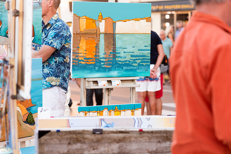 Sur le port