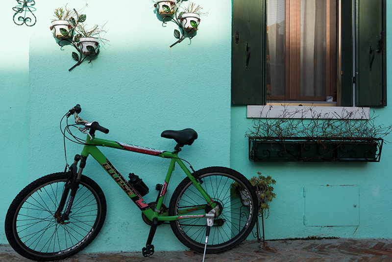 Burano à vélo
