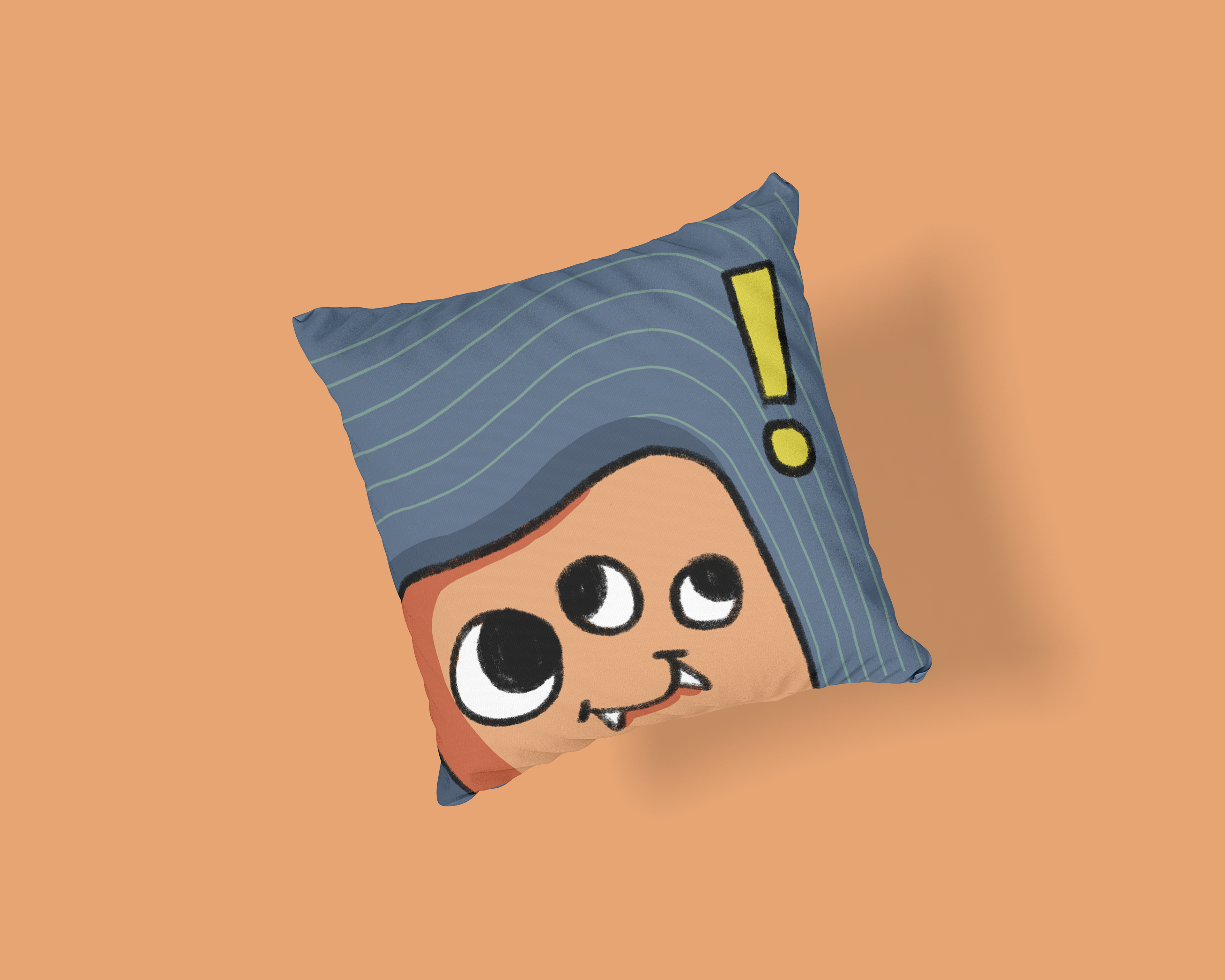 "Monster" pillow mock-up