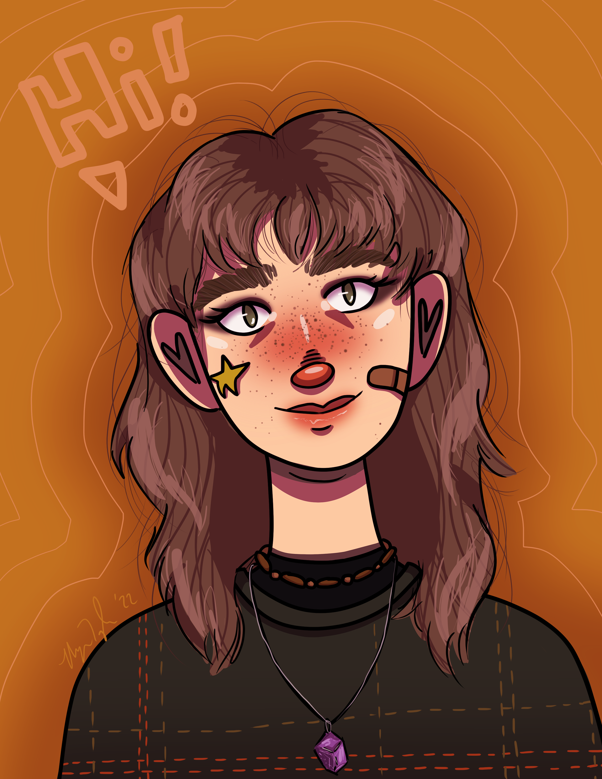 Digital self-portrait (2022)