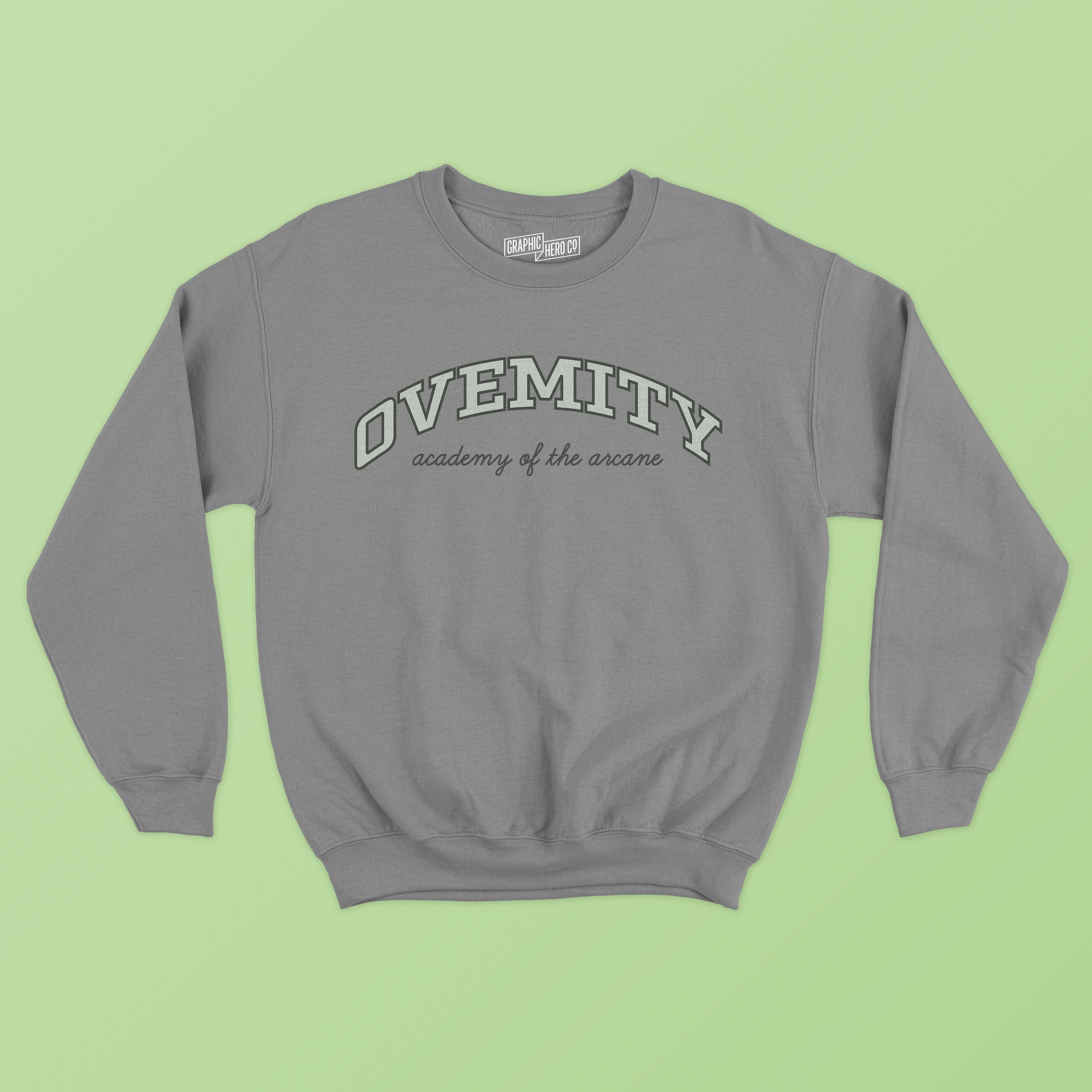 Crewneck for a DND-inspired college sweater (mockup from Freepik.com)
