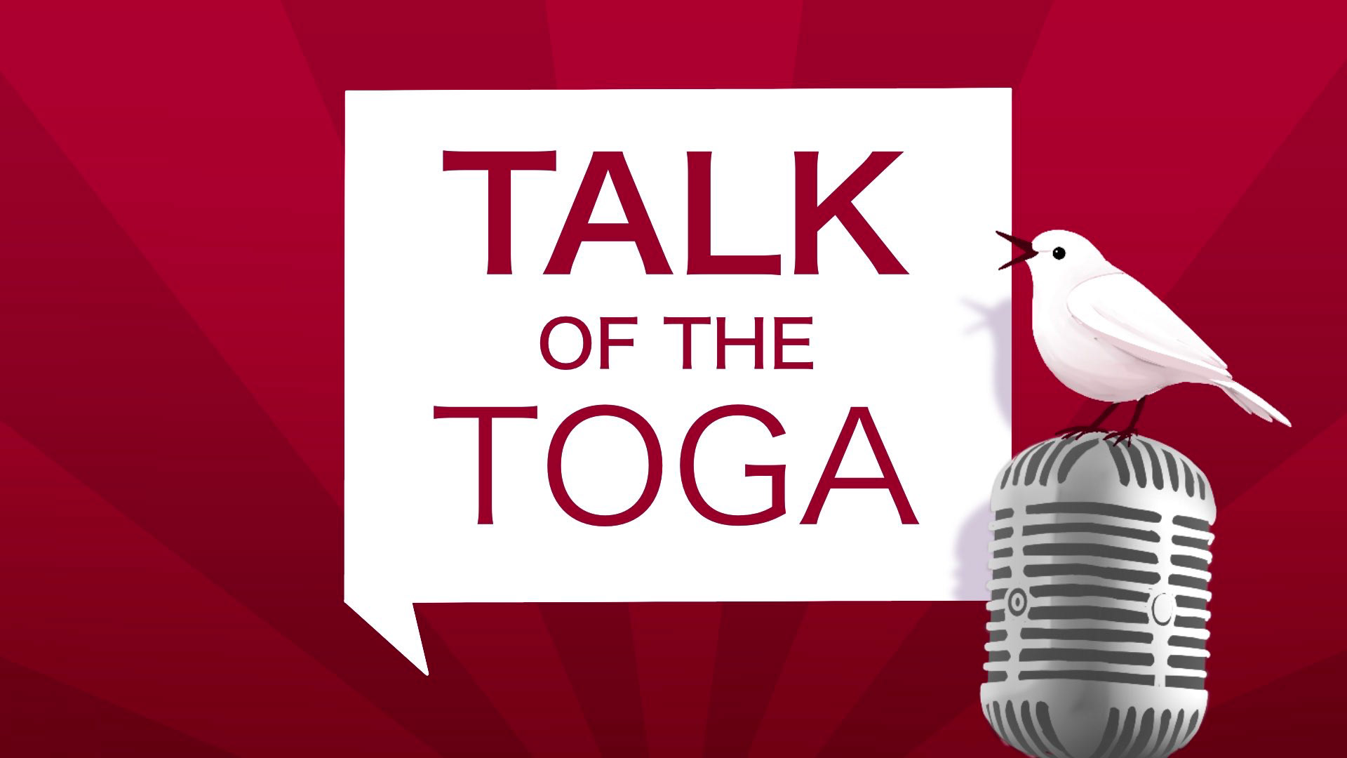 Banner for "Talk of the Toga" SNL Sketch, 2025