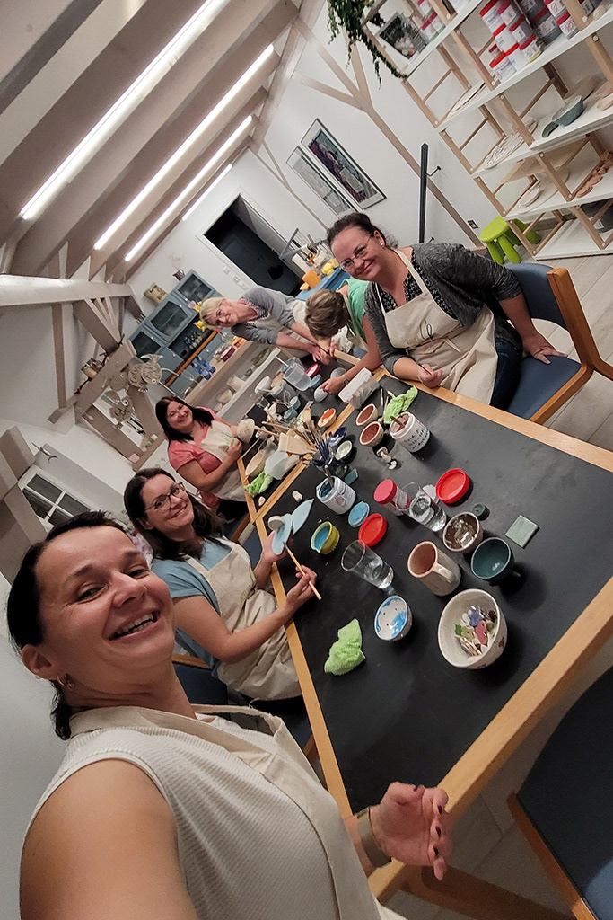 Nun geht es ab in den Ofen: Brand 2