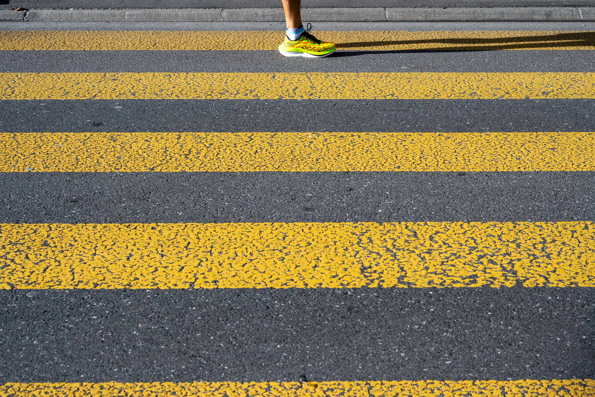 Ein Läufer beim Swiss City Marathon Luzern