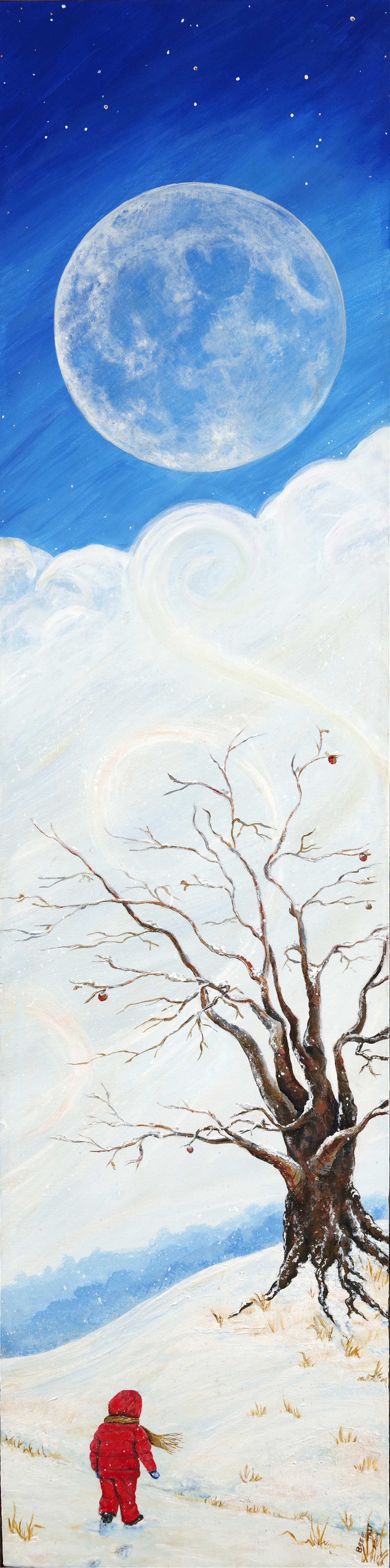 Bree Tait - Winter Moon - Acrylic 2019