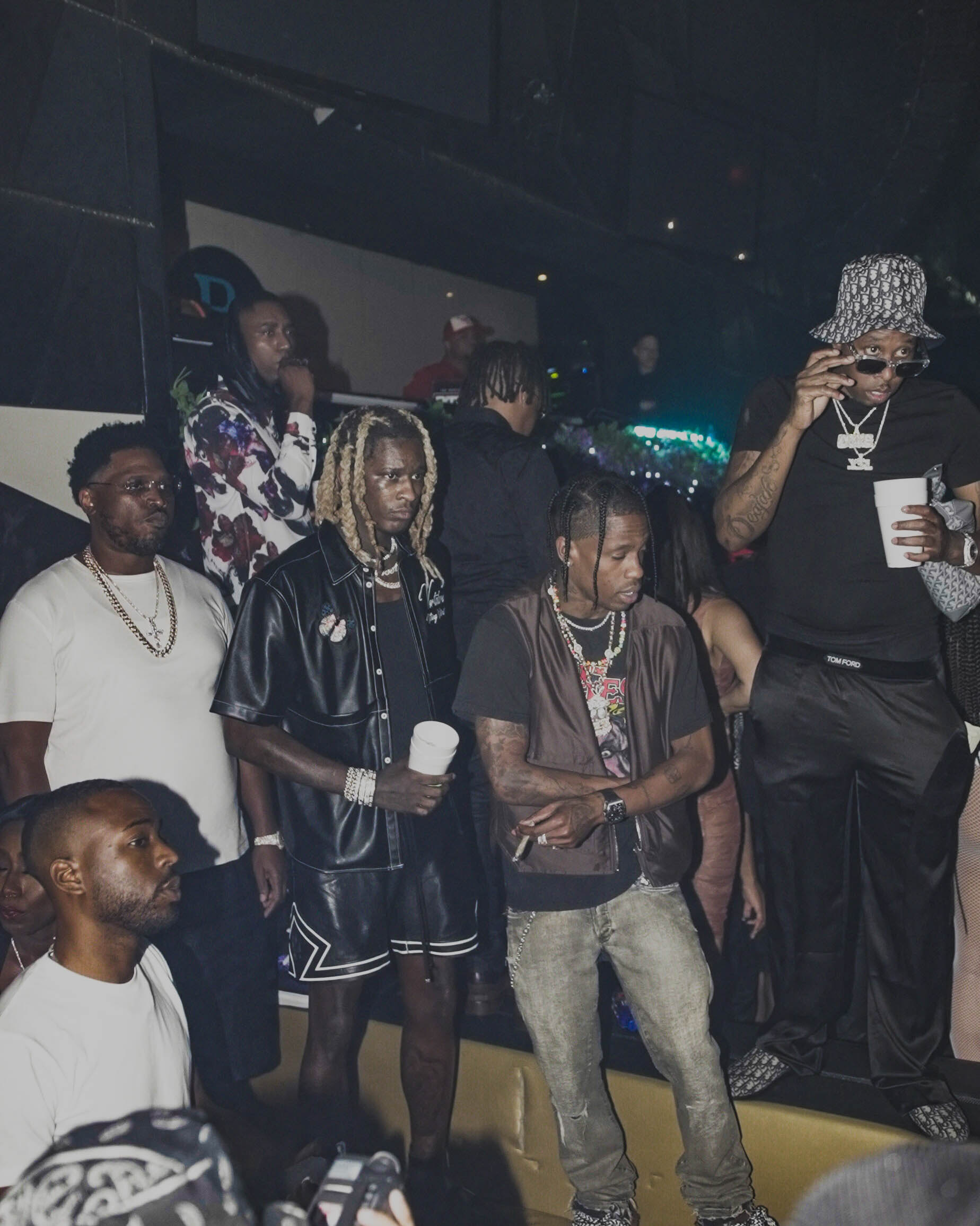 Young Thug x Travis Scott x Lil Duke @ Gunna's Birthday Party 2021