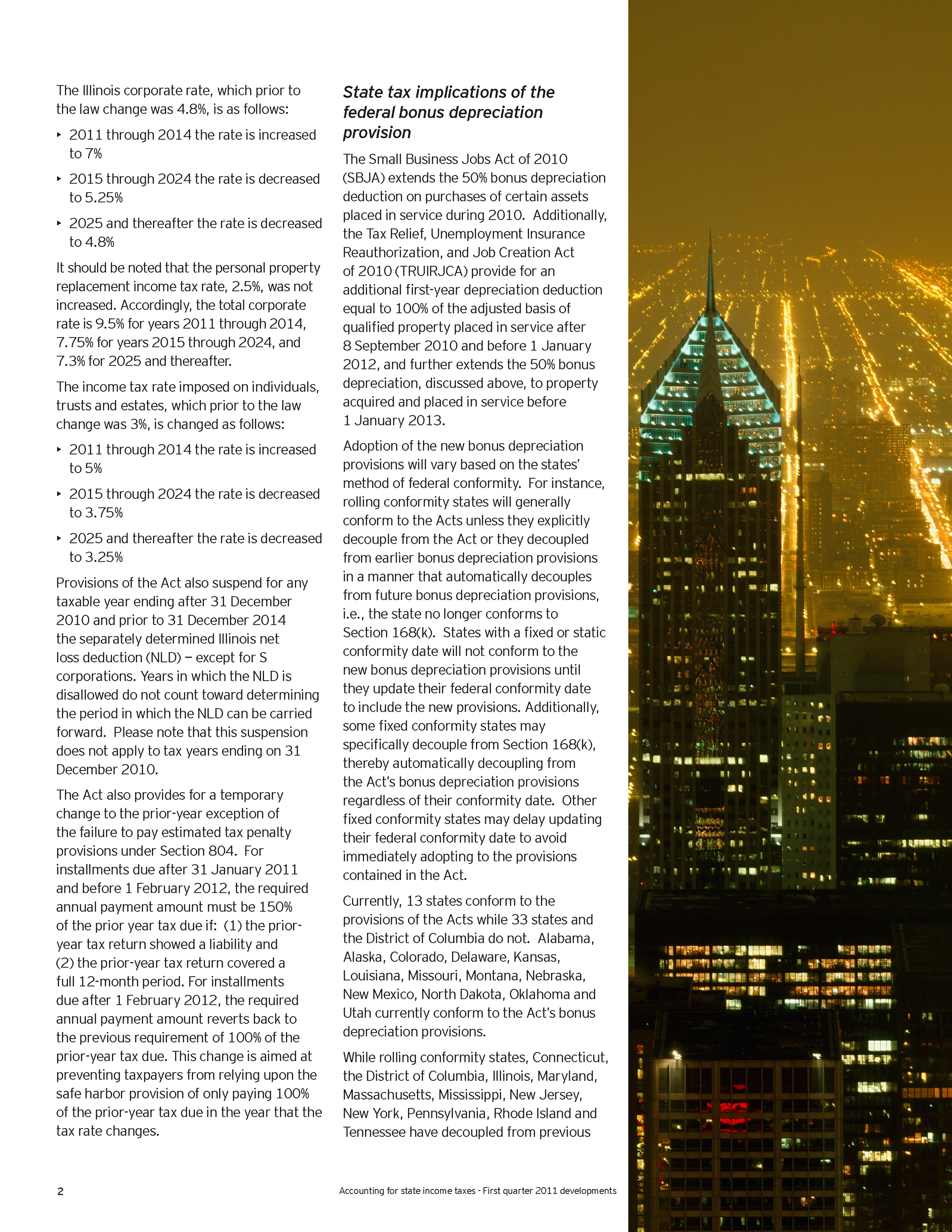 Newsletter layout