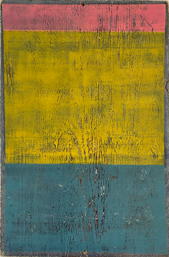 "Quiet State" - 19"x25" acrylic on wood