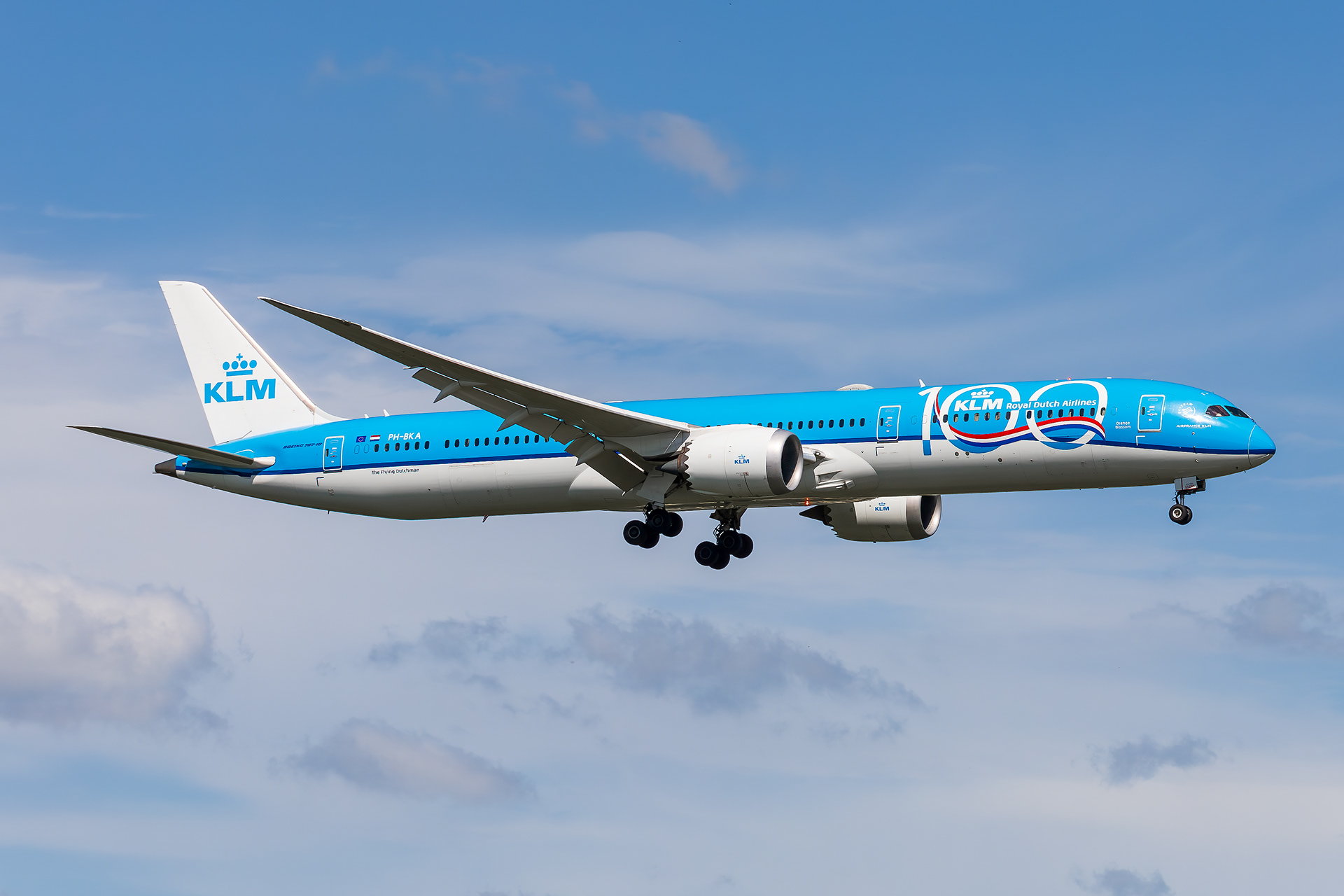 KLM 100 Livery