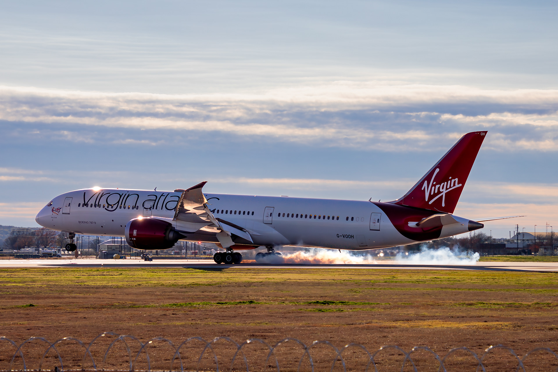 Virgin 787 Last Flight to Austin