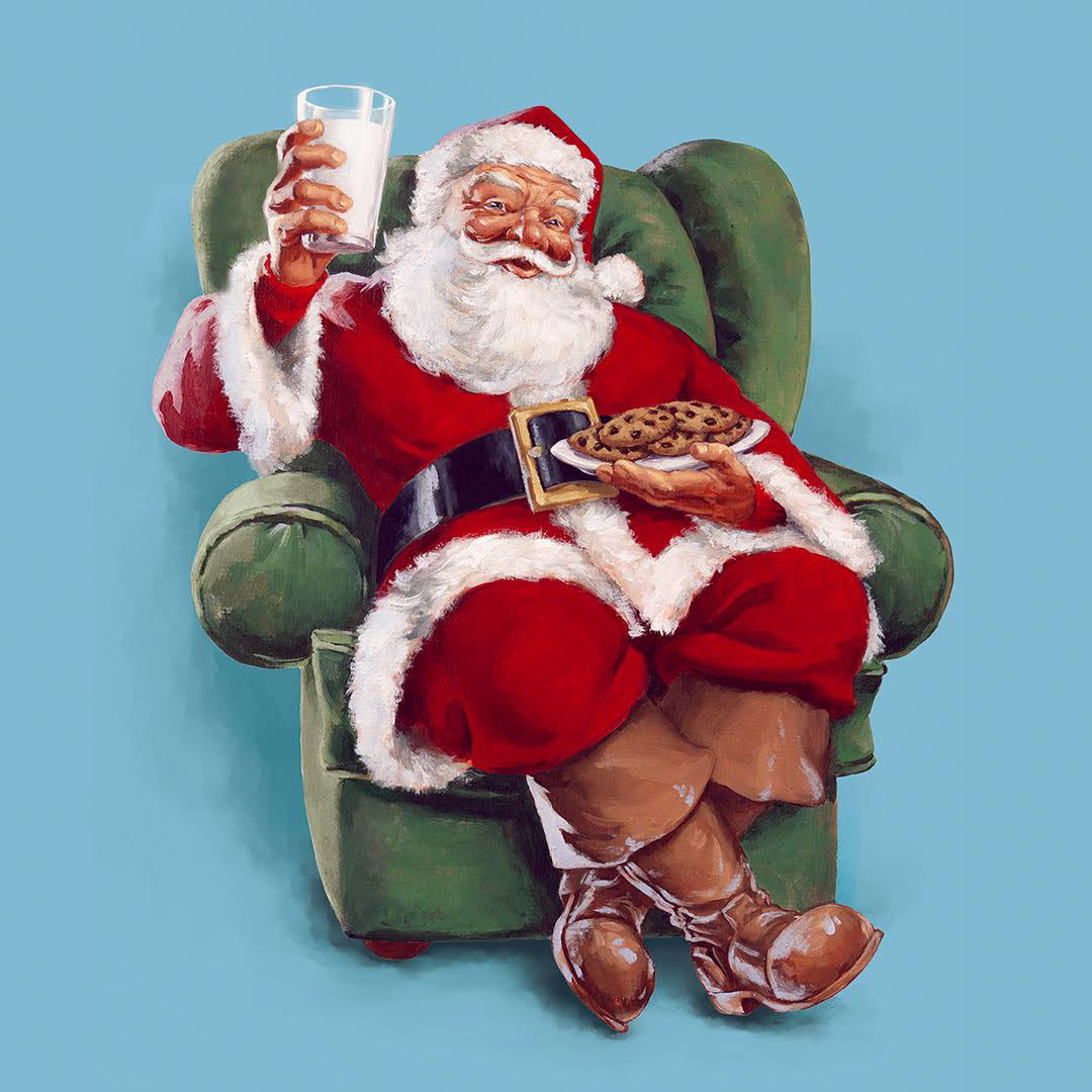 Santa's Milk And Cookies