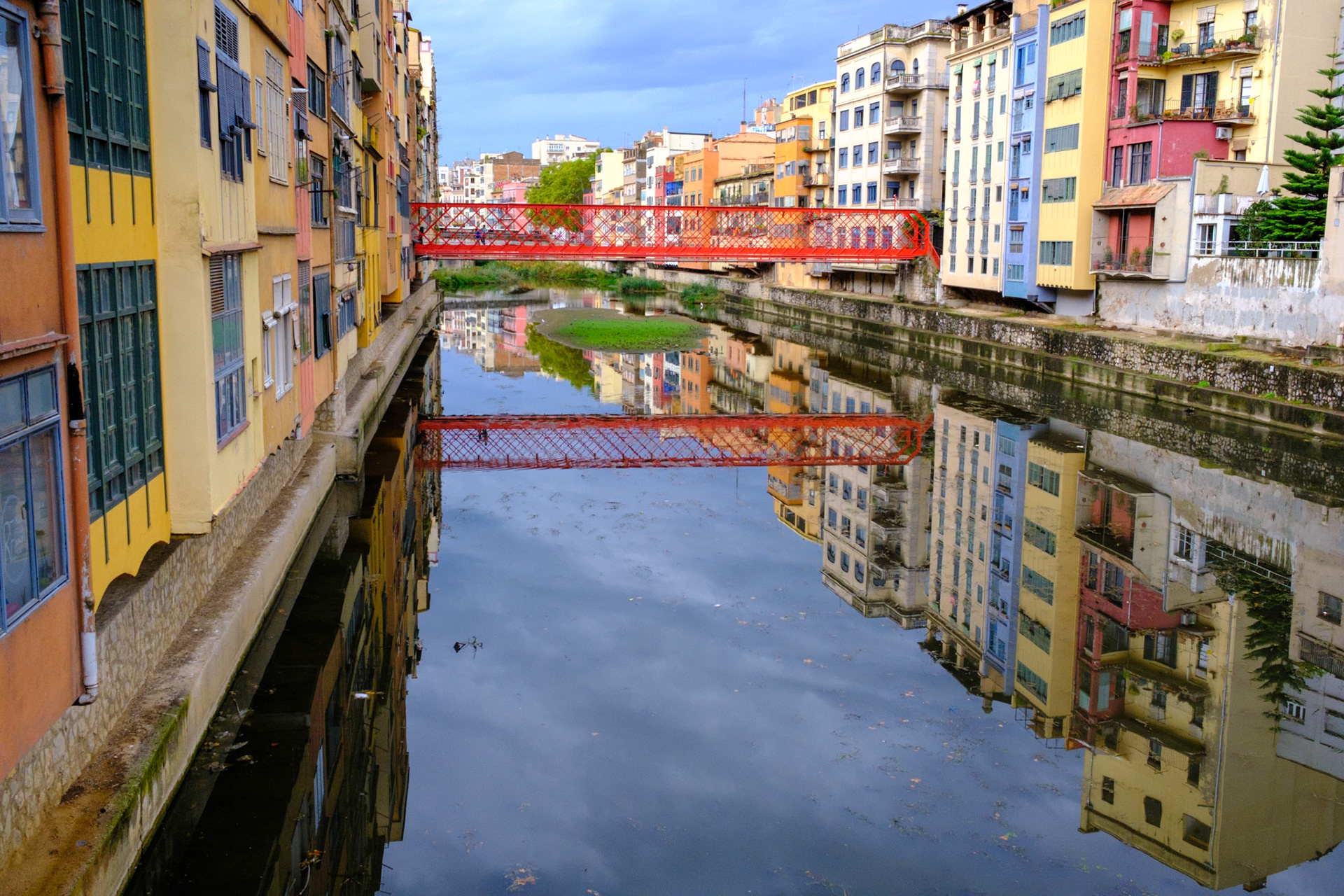 Eiffel Bridge, River Onyar