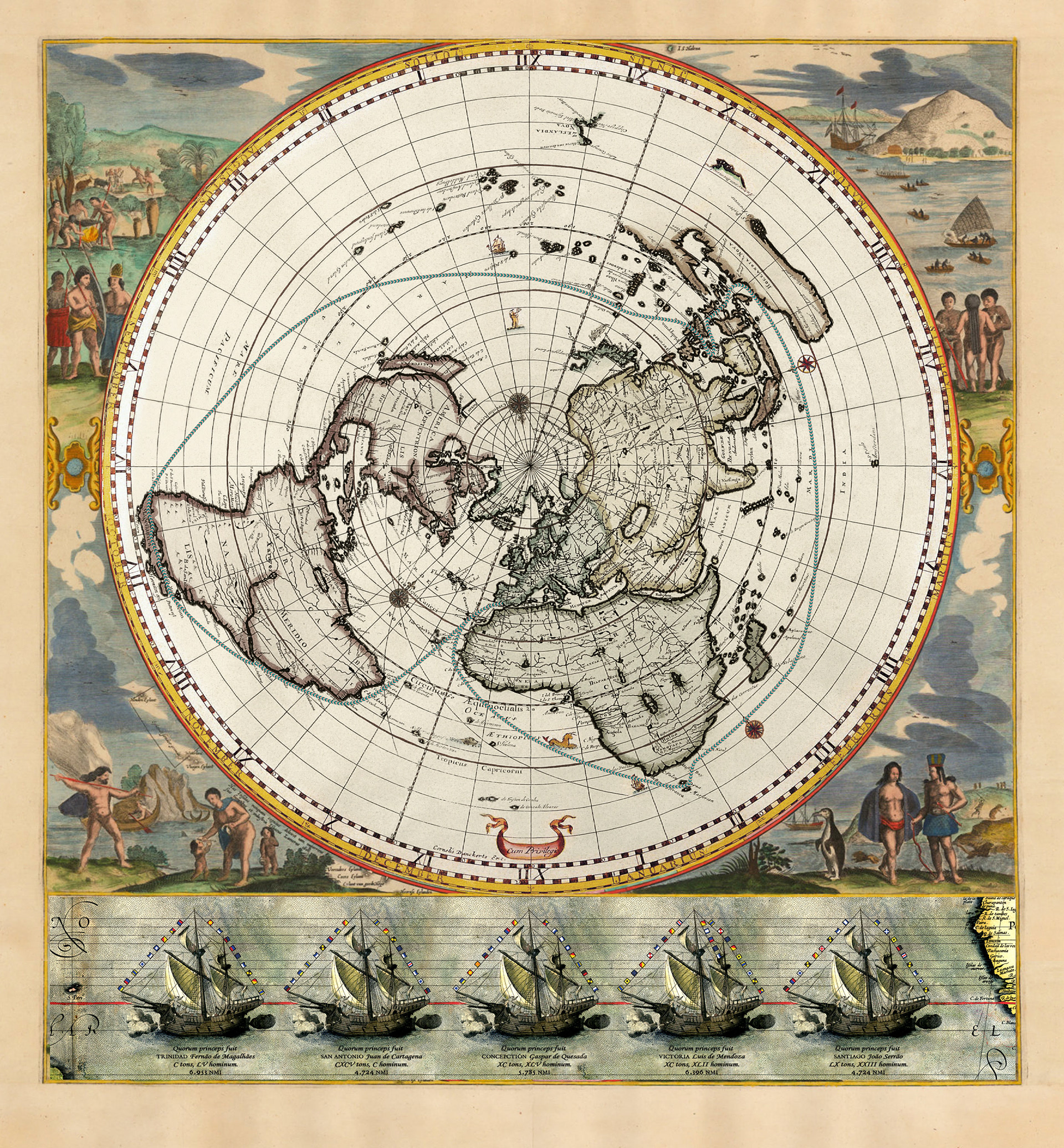 Cipher: First voyage around the world. What are they hiding from us?