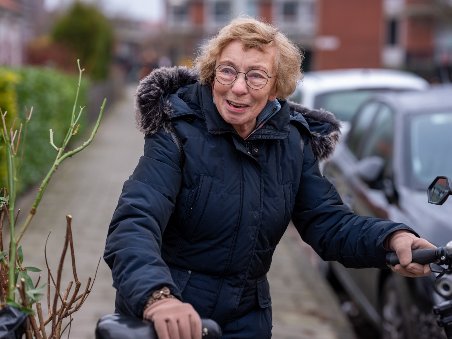 struiken naar buurtmoestuin De Aker