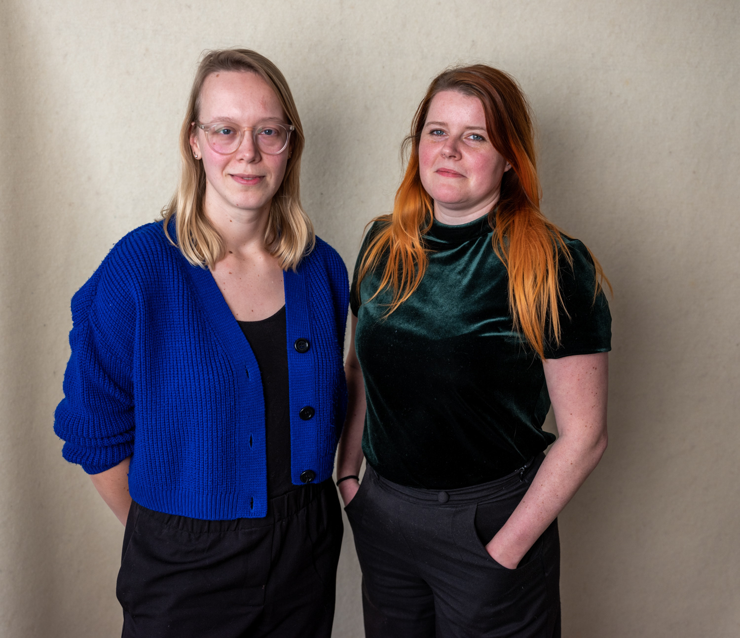 Mirthe en Janne van het Hollands Wol Collectief