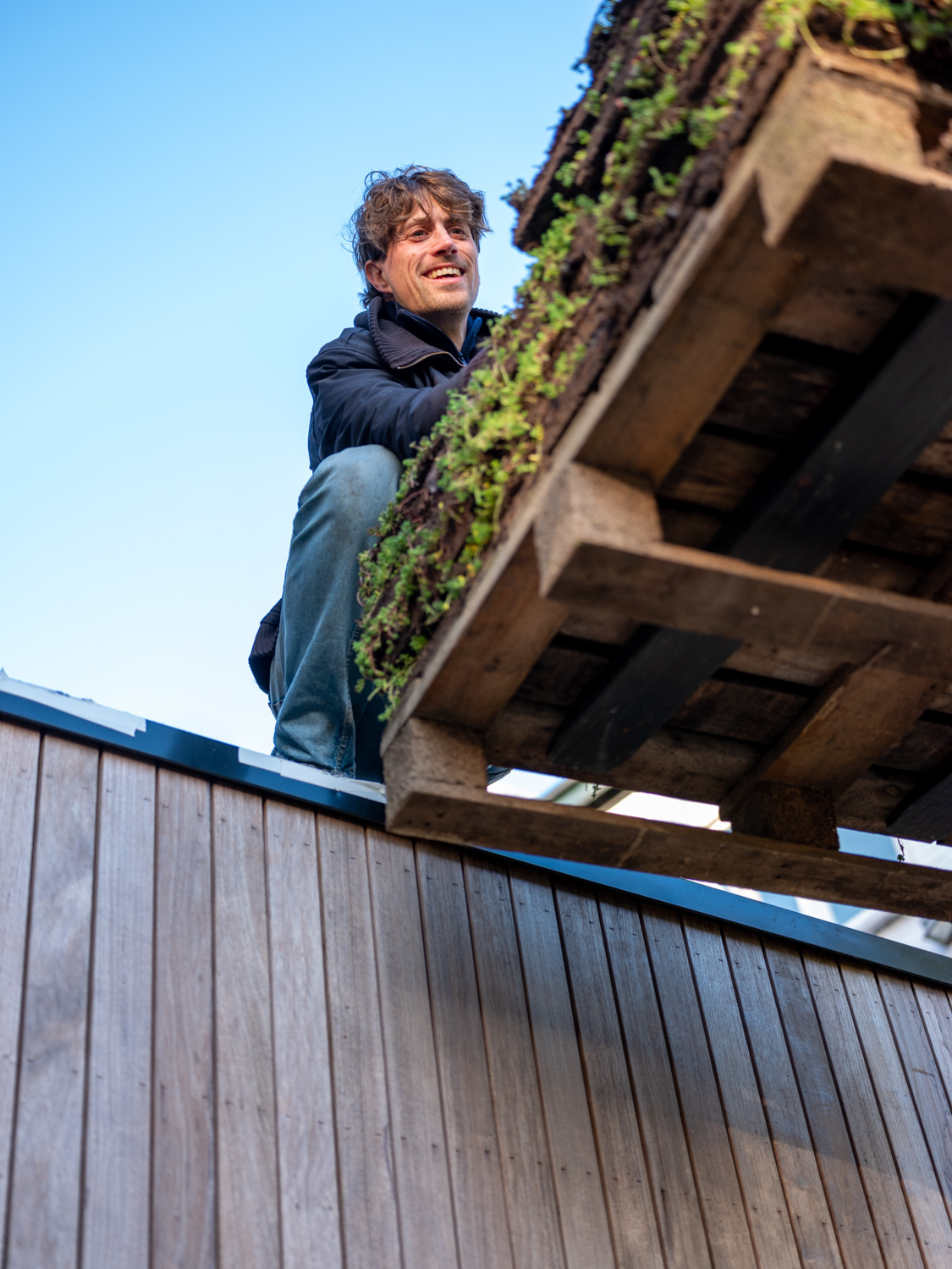 Sedumdak en groen op biobased materiaal door Marijn van Rossum