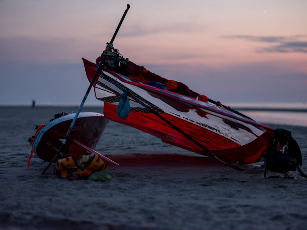 Slapen op Texel onder het zeil