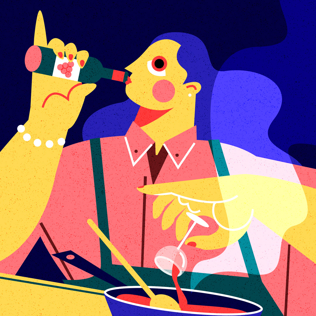 Dans la vie de Catherine, brillante scientifique le jour, alcoolique la nuit
