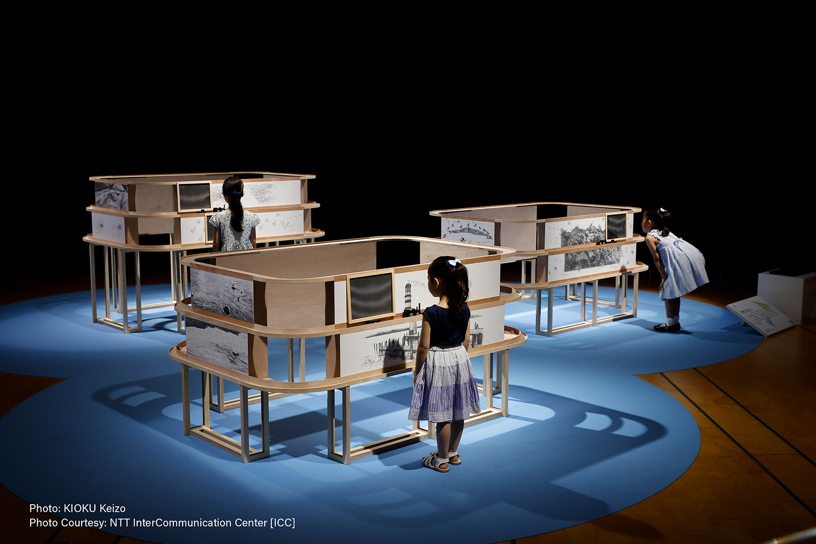 Installation view of "A fable of a fable ‹Black-tailed gull›", 2022