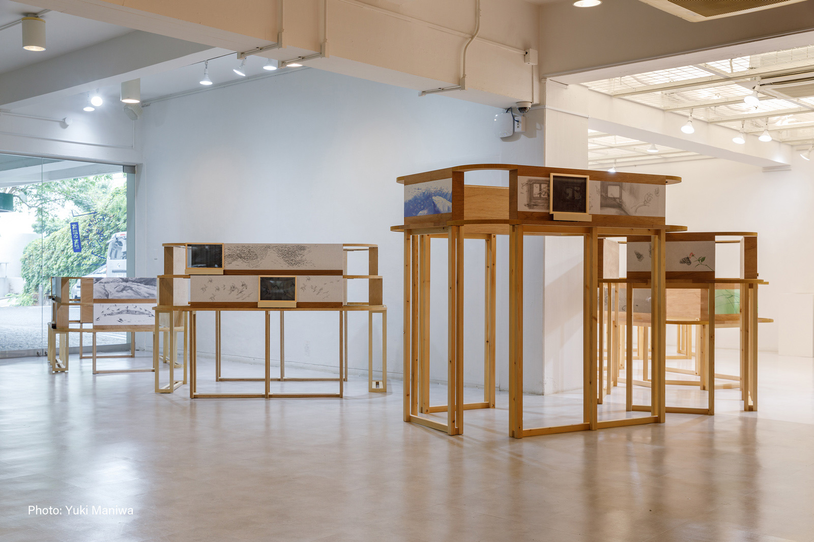 Installation view of "A fable of a fable ‹Wildcat›", 2021-2025