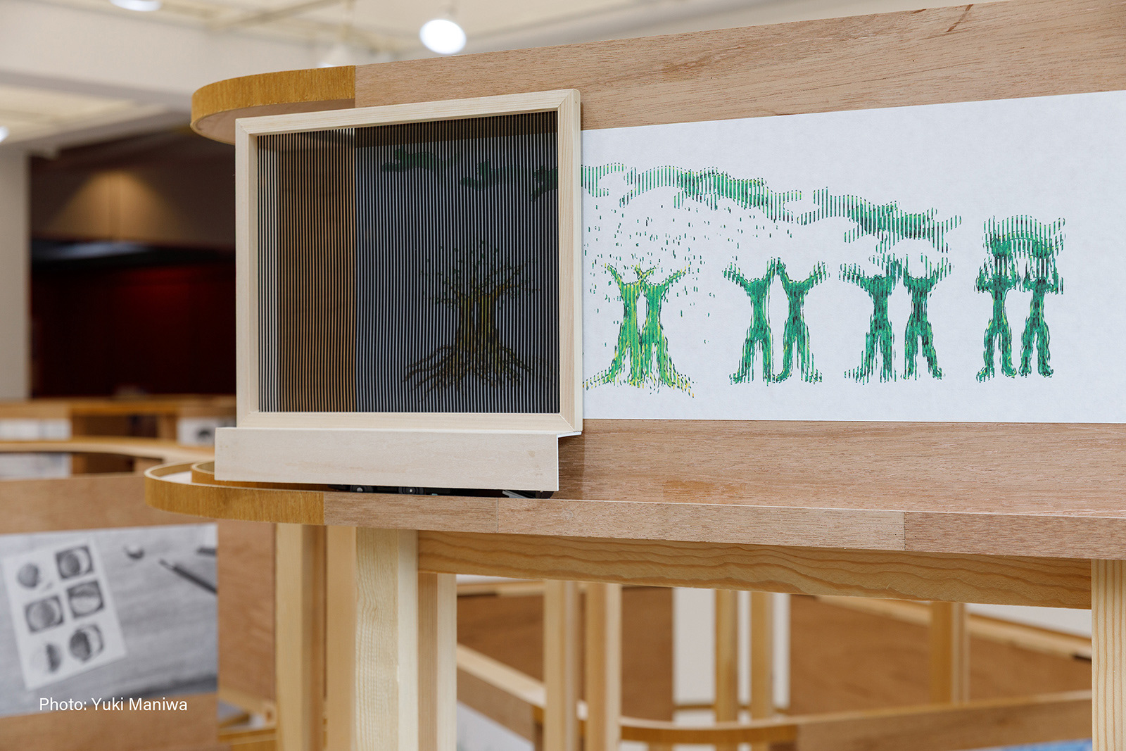 Installation view of "A fable of a fable ‹Wildcat›", 2021-2025