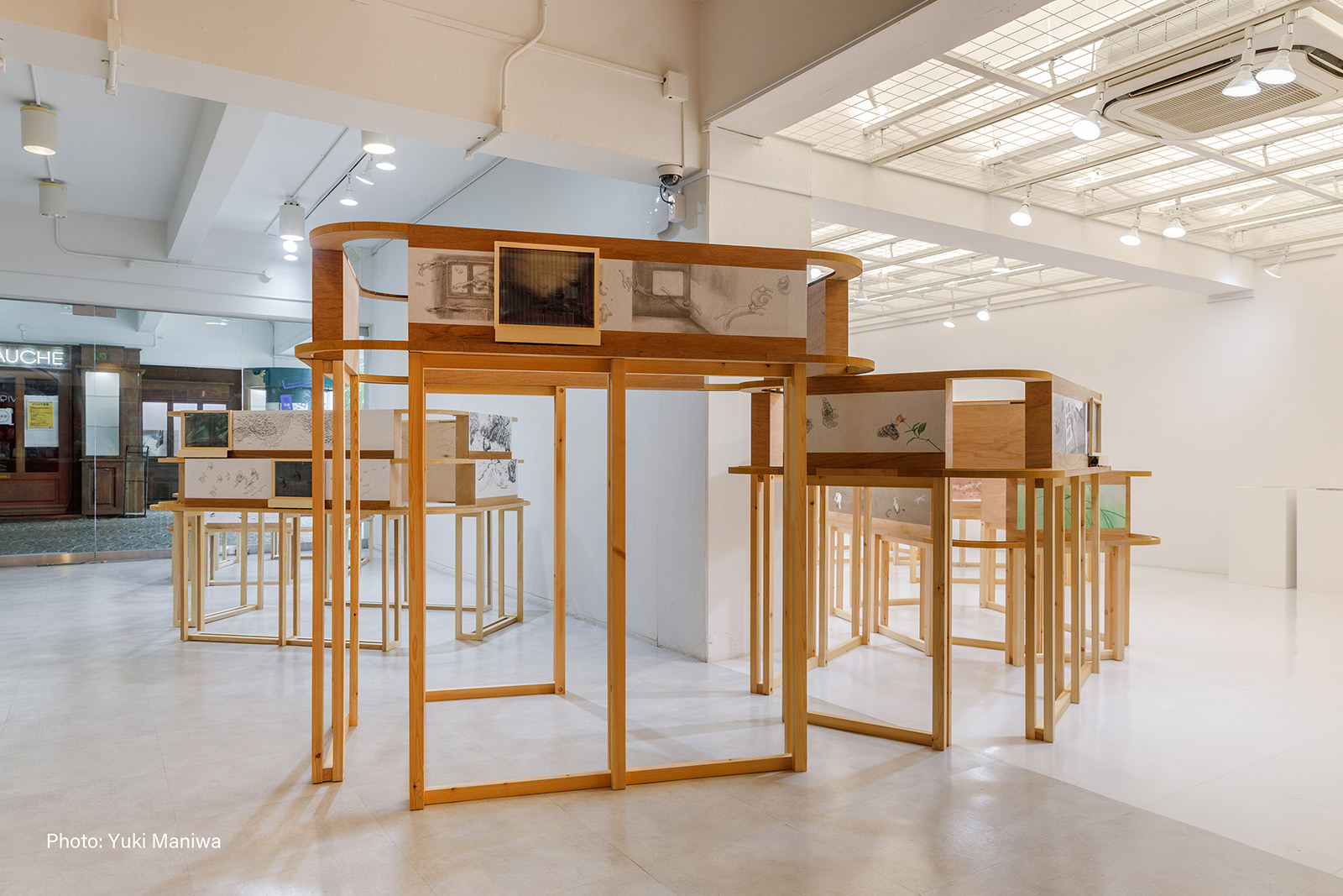 Installation view of "A fable of a fable ‹Wildcat›", 2021-2025