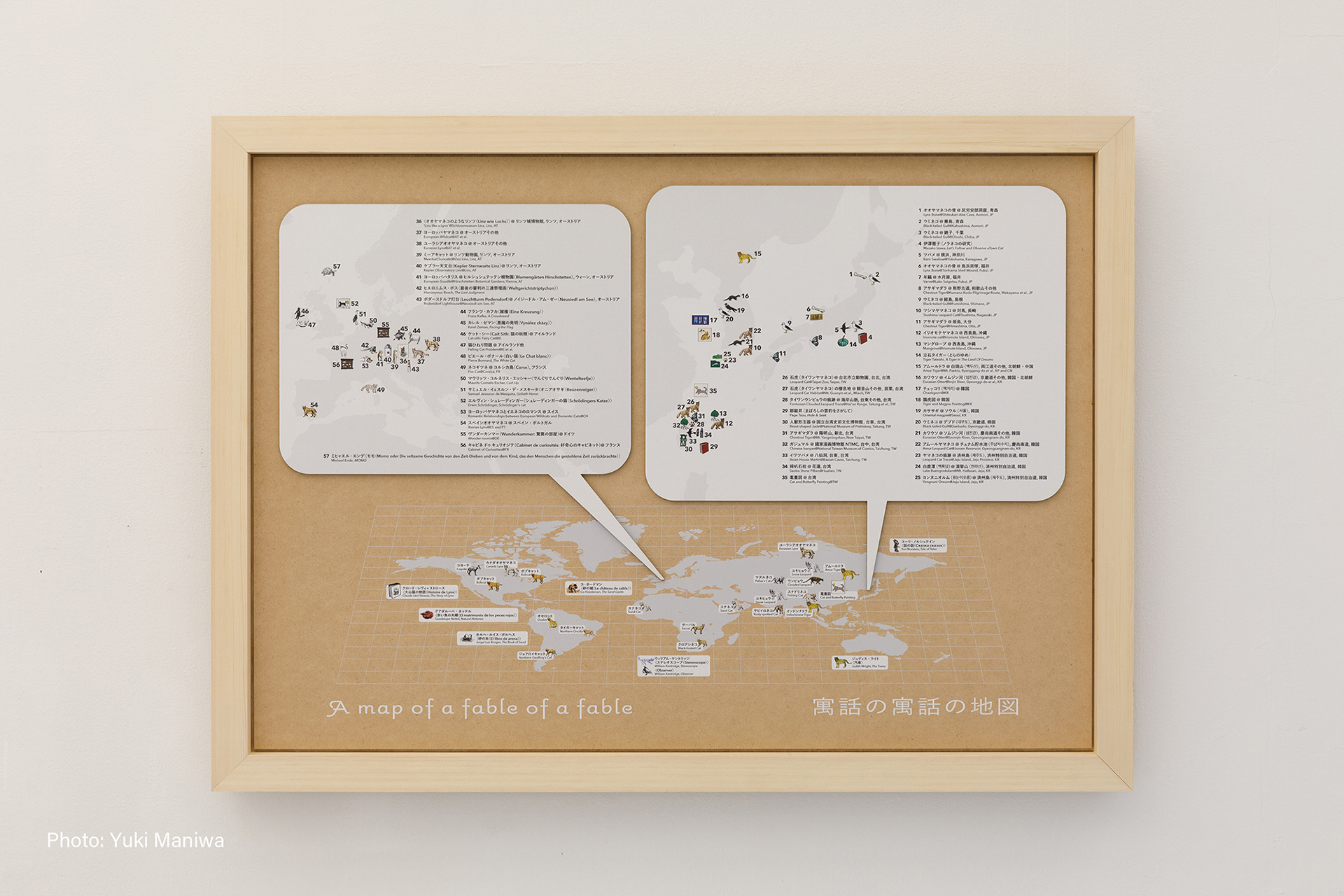 Installation view of "A fable of a fable ‹Wildcat›", 2021-2025