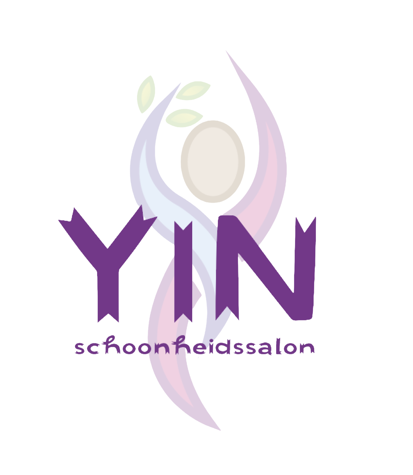 YIN logo designed for a beauty studio and presented as a clean, scalable visual identity.