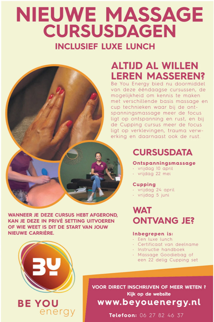 Senioren Krant advertisement — original design.Photo grid showing the original advertisement from Senioren Krant before redesign, including its existing typography, colour palette and information structure.