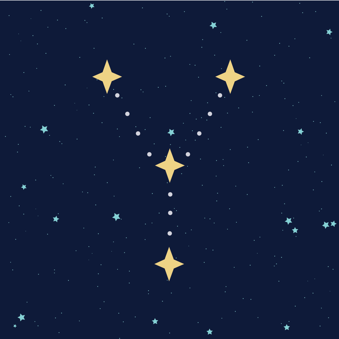 Constellation Letter Y