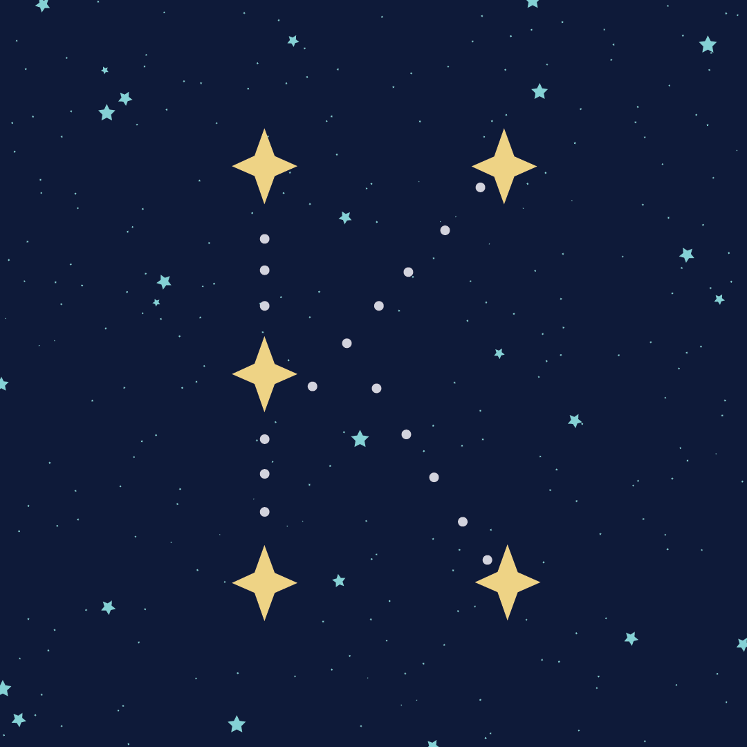 Constellation Letter K
