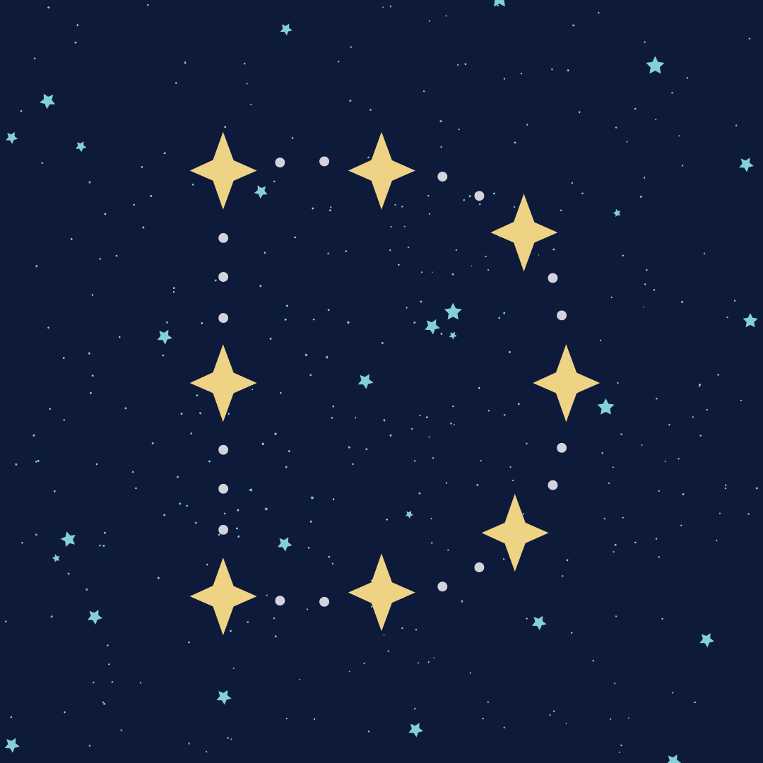 Constellation Letter D