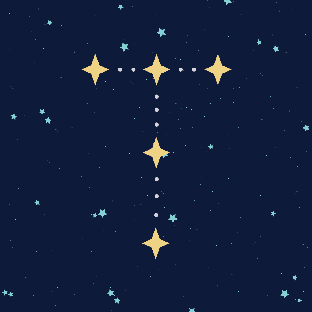 Constellation Letter T